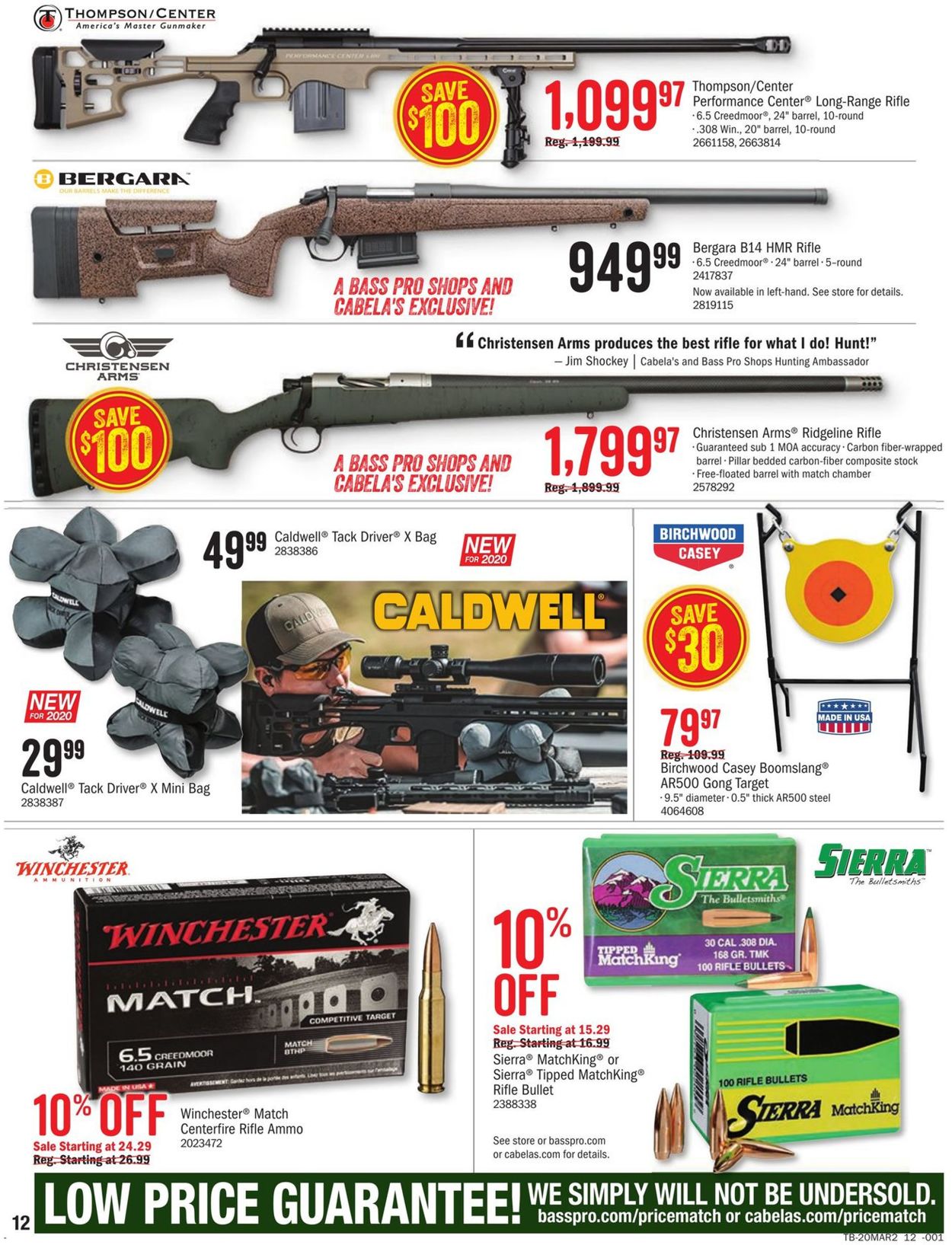 Catalogue Cabela's from 03/12/2020