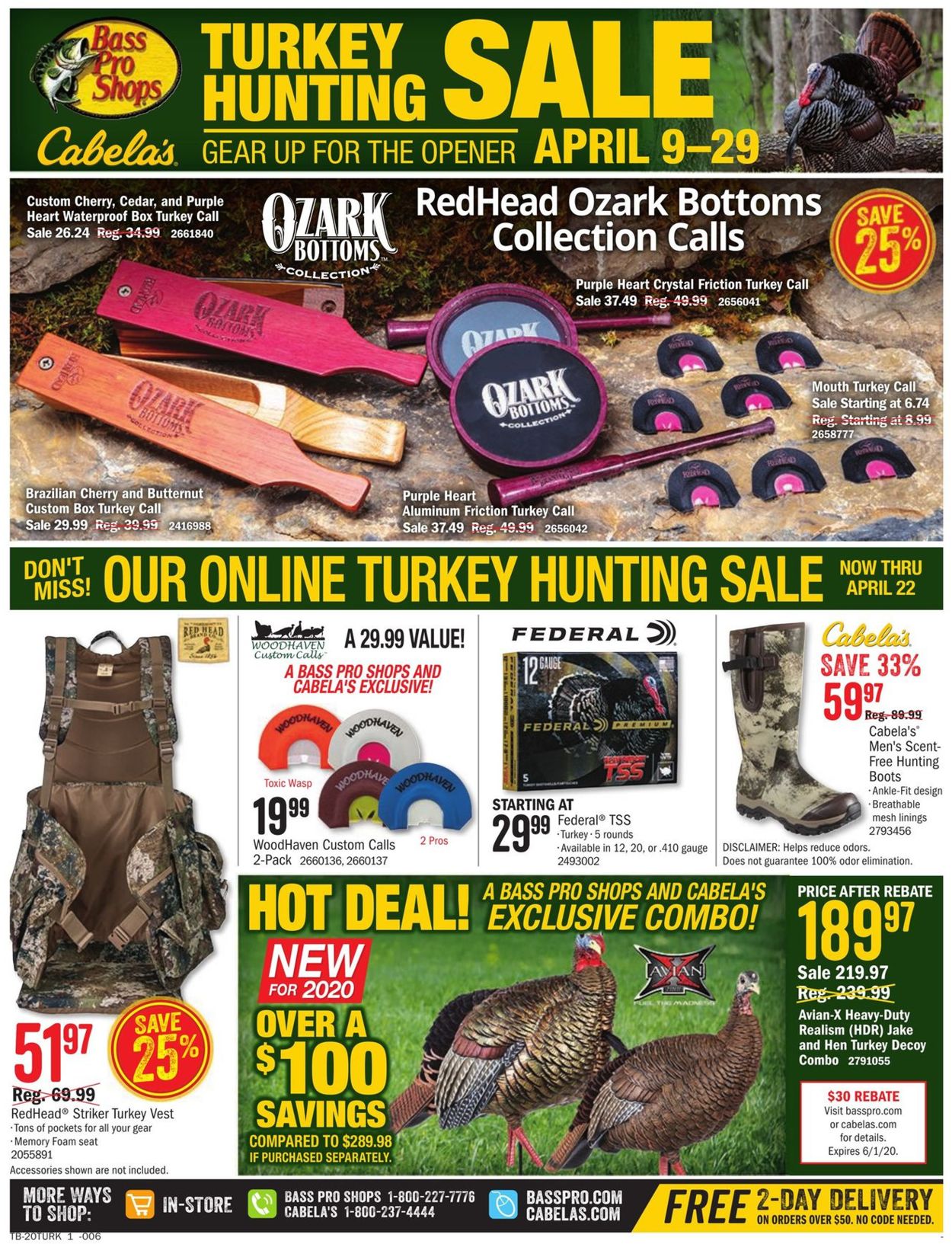 Catalogue Cabela's from 04/02/2020