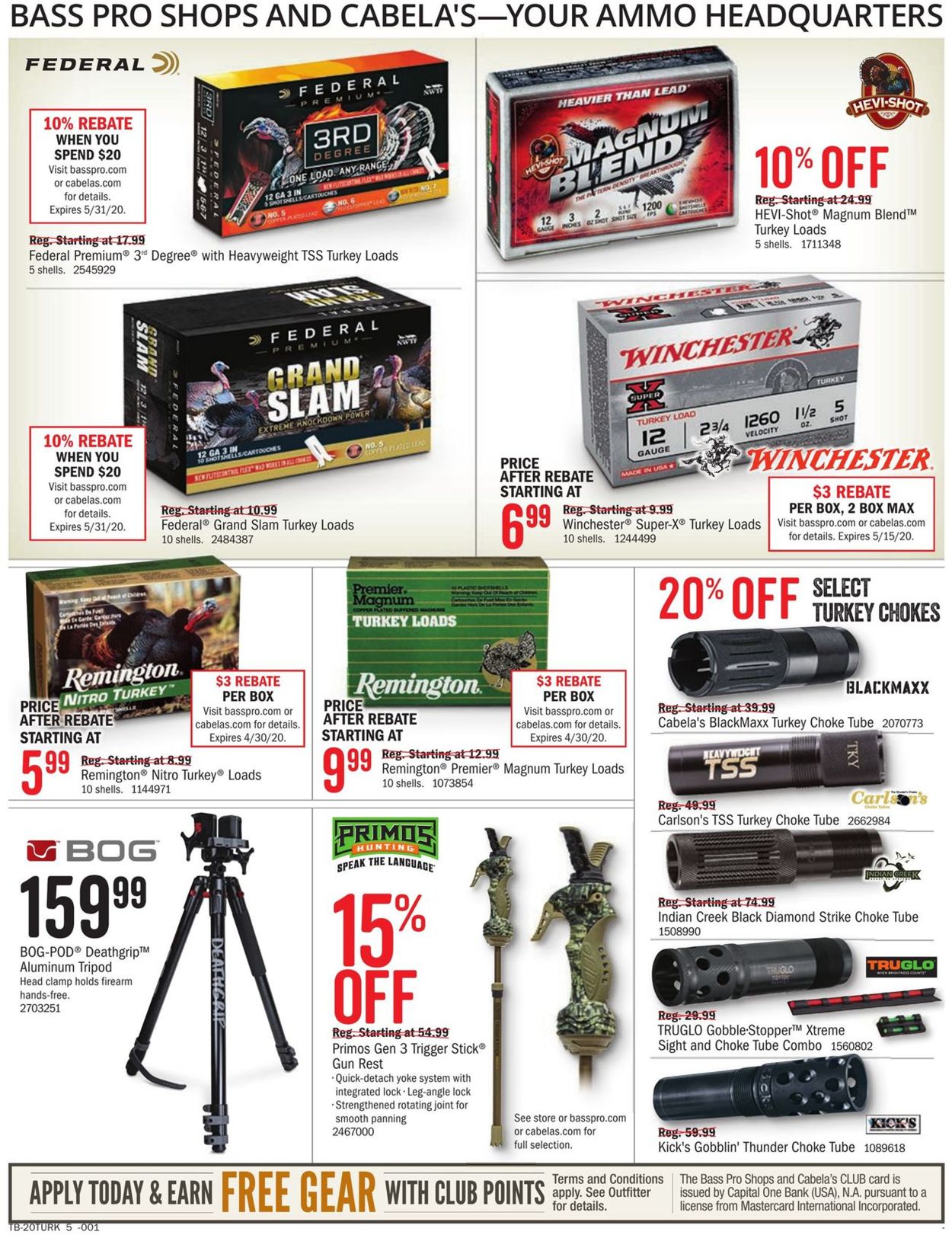 Catalogue Cabela's from 04/02/2020