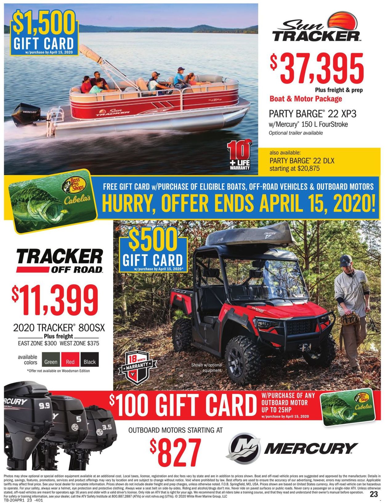 Catalogue Cabela's from 04/02/2020