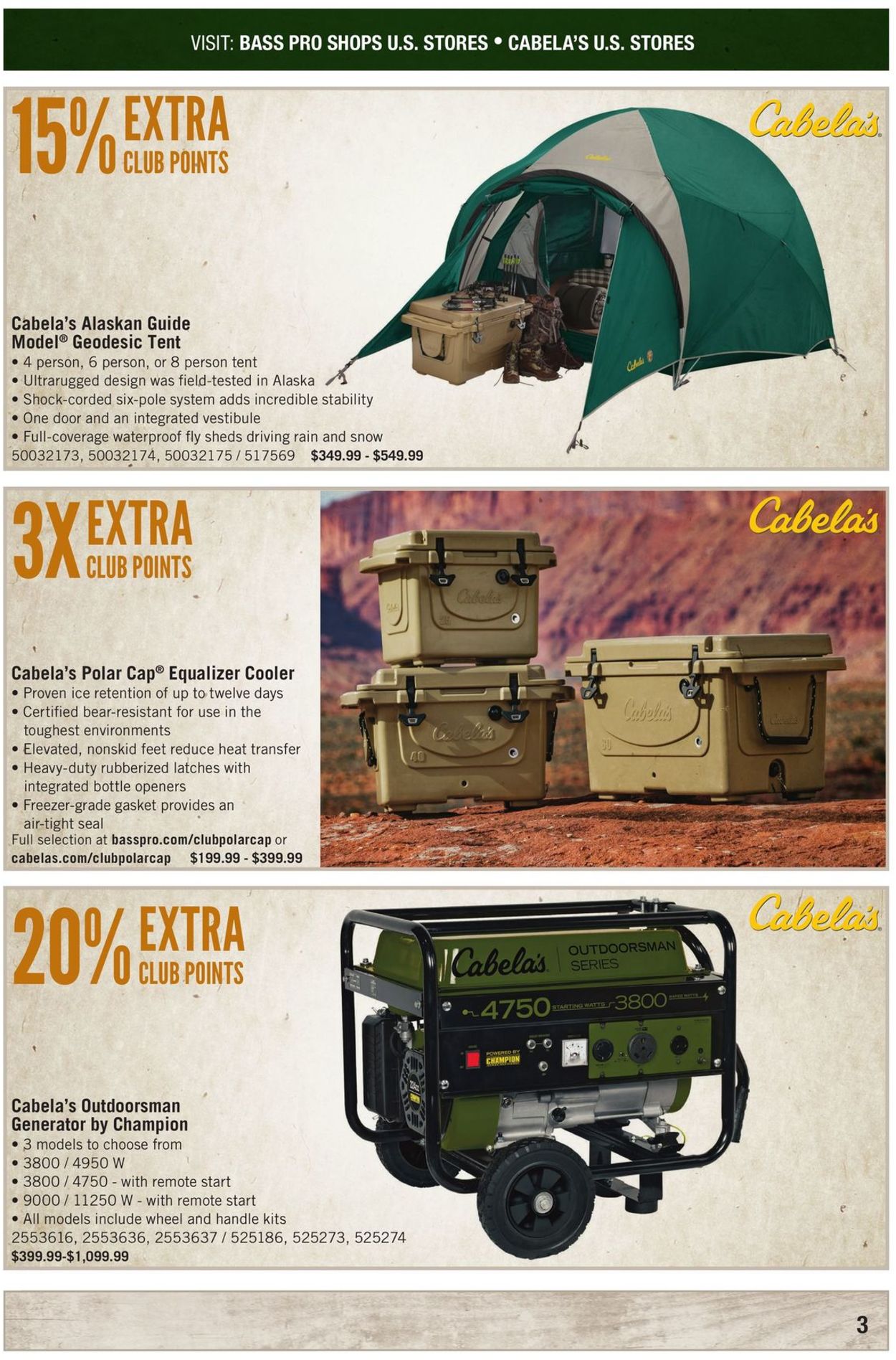 Catalogue Cabela's from 04/01/2020