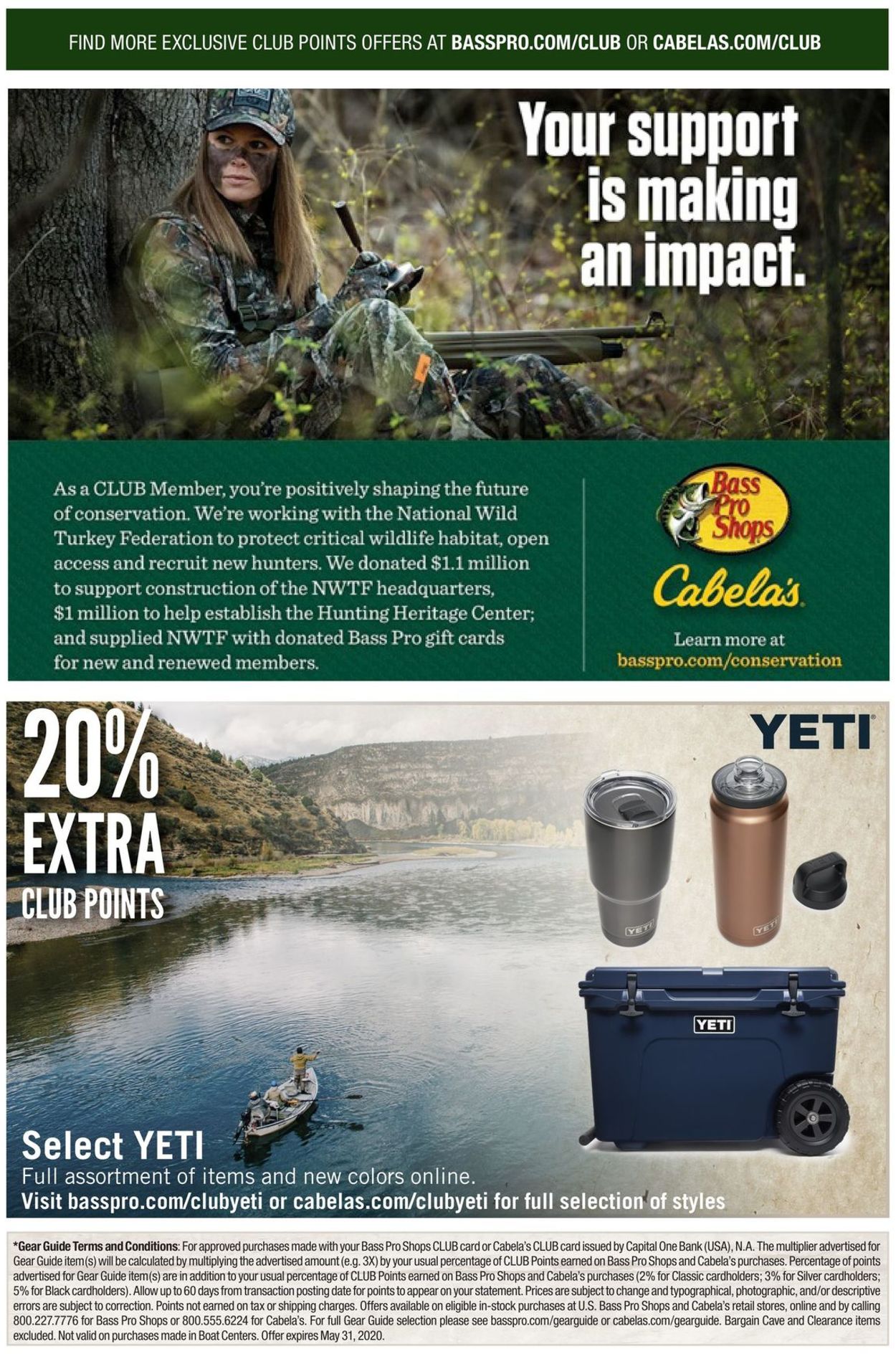 Catalogue Cabela's from 05/01/2020