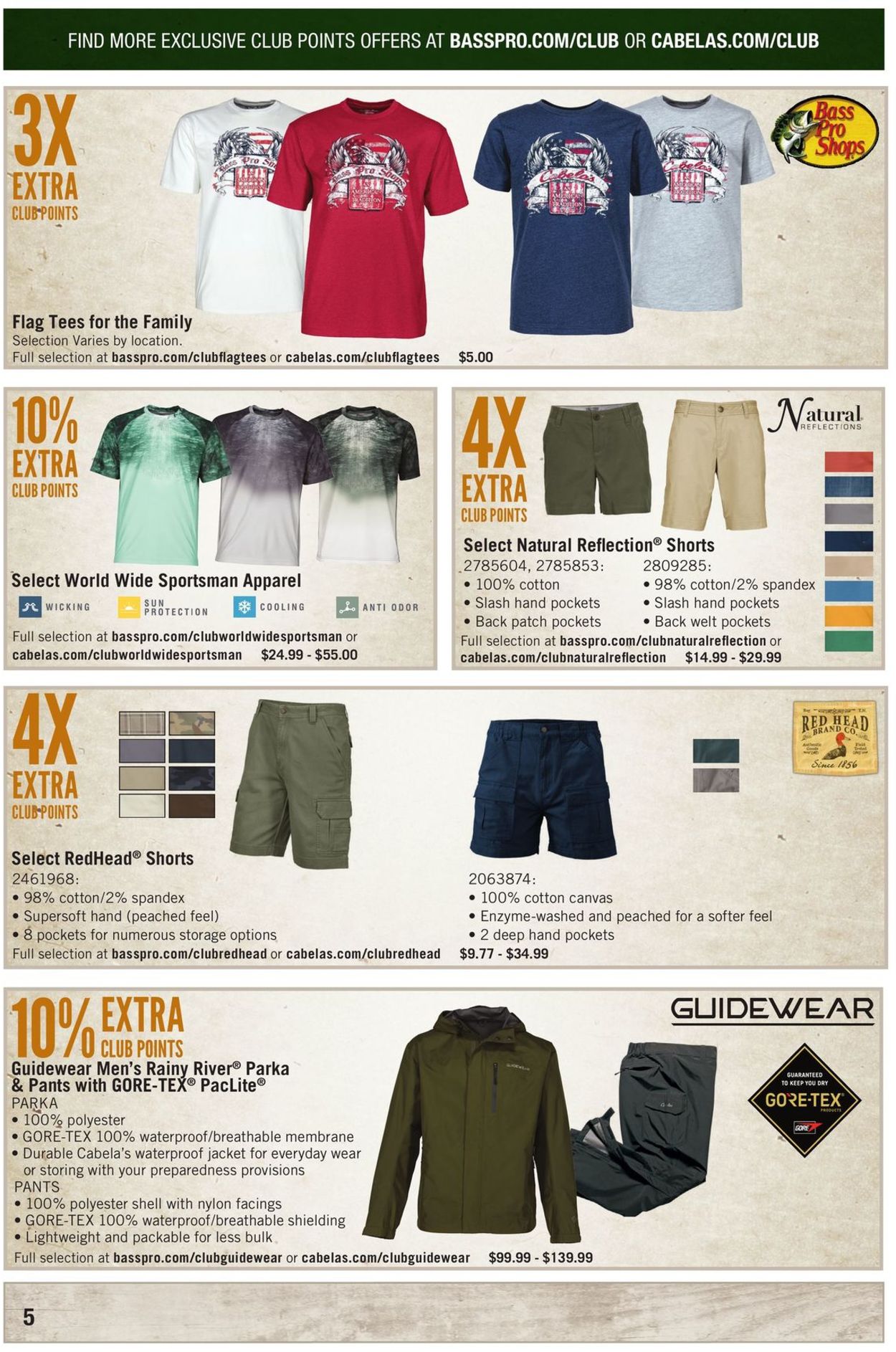 Catalogue Cabela's from 05/01/2020