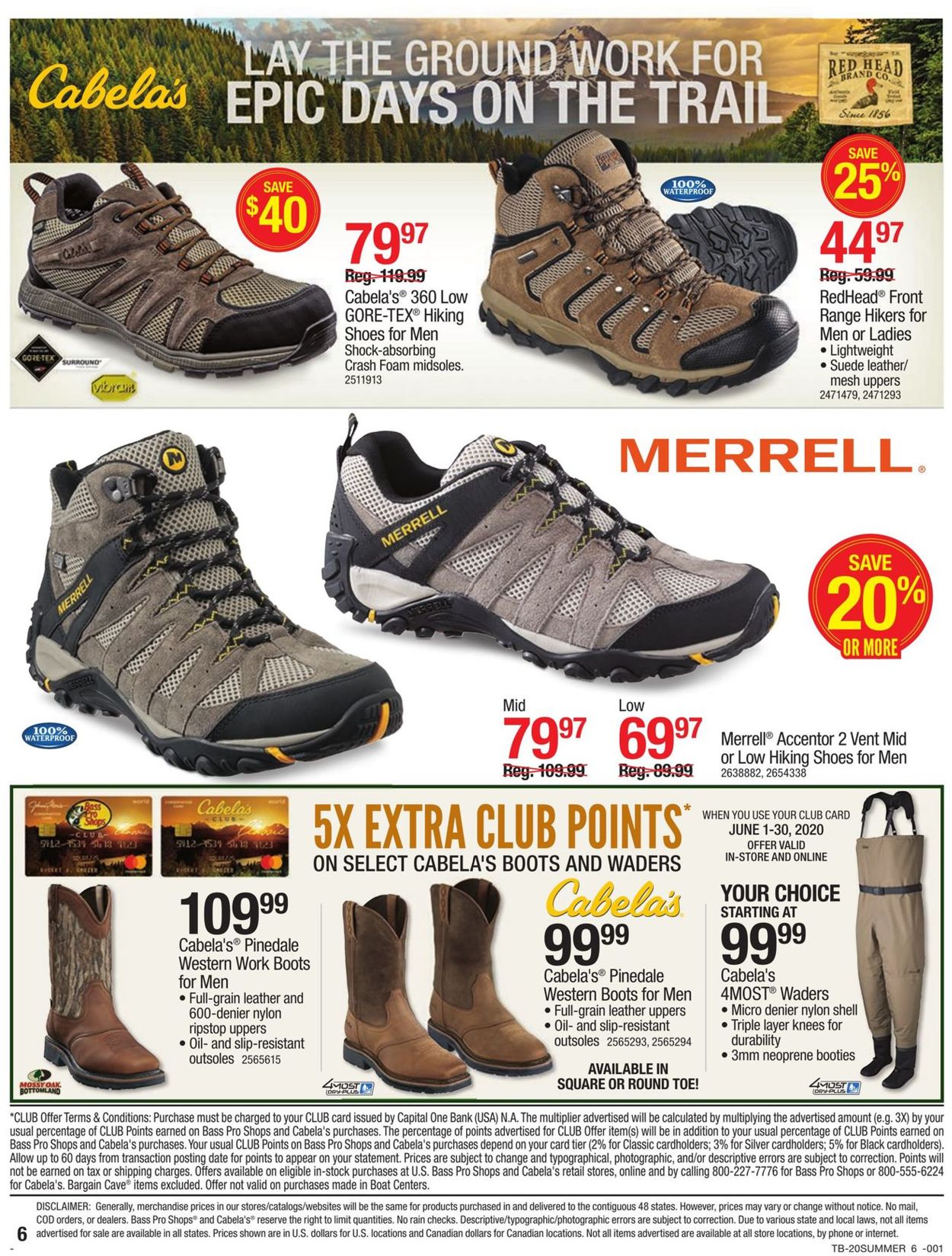 Catalogue Cabela's from 05/28/2020