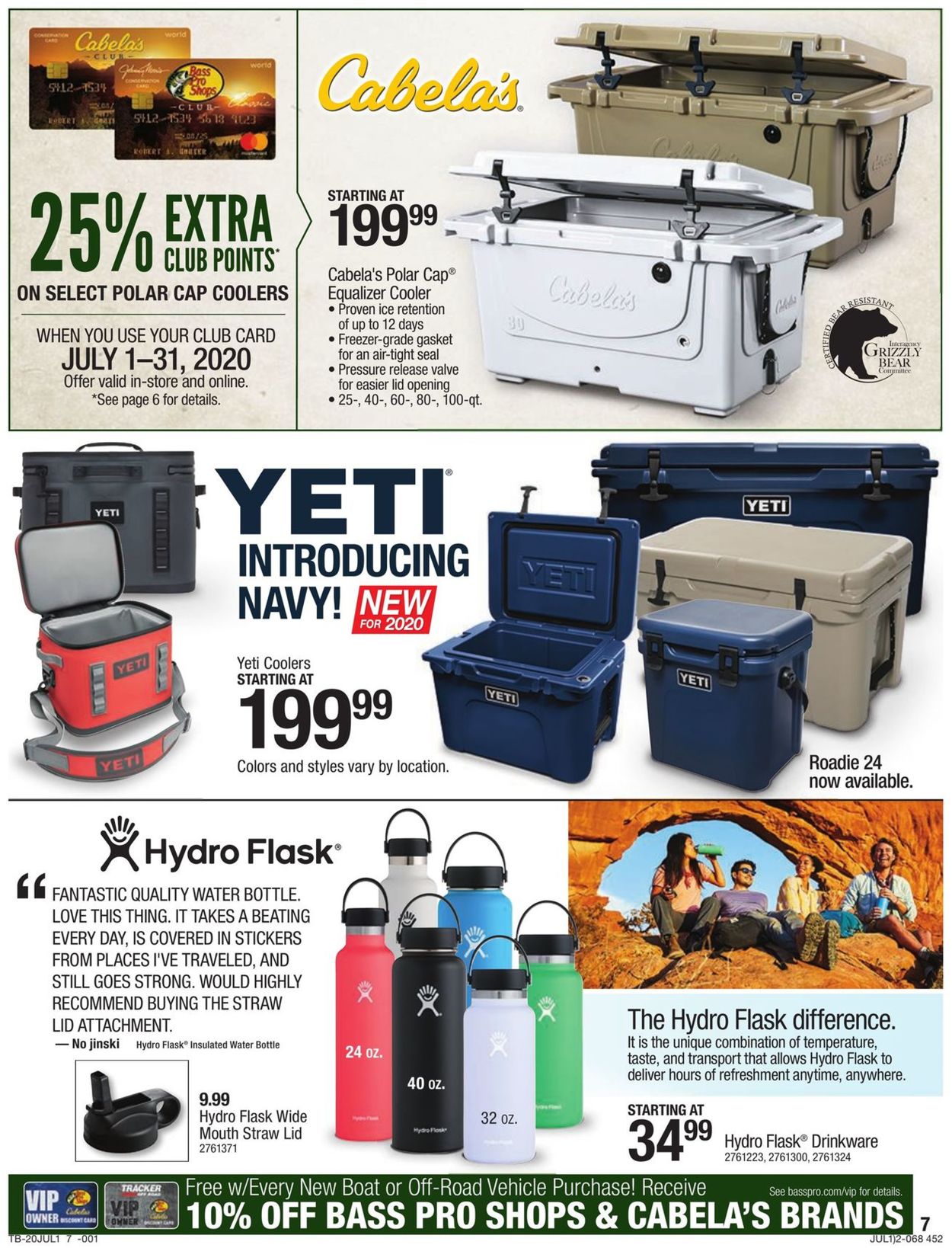 Catalogue Cabela's from 06/25/2020