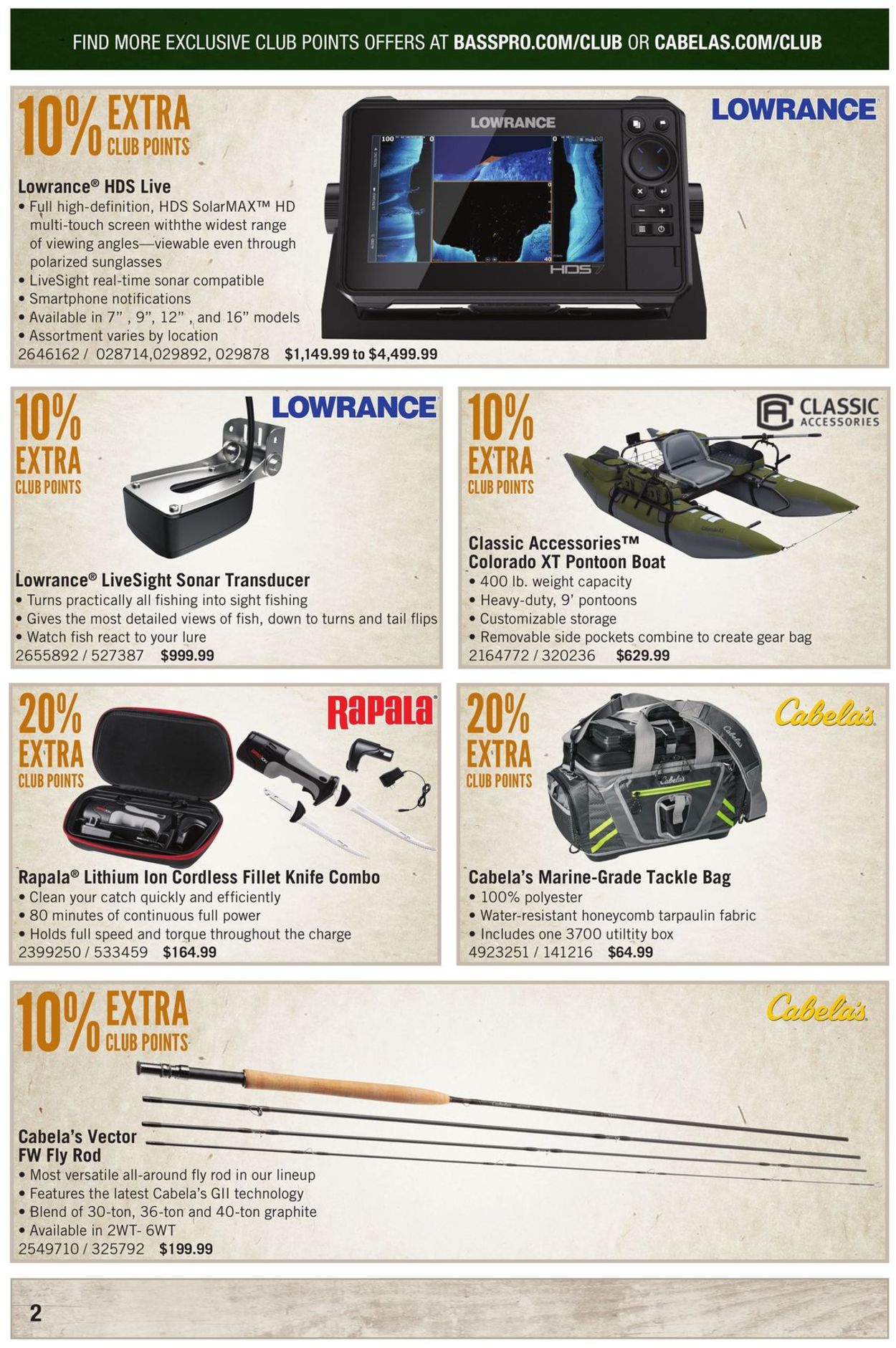 Catalogue Cabela's from 07/01/2020