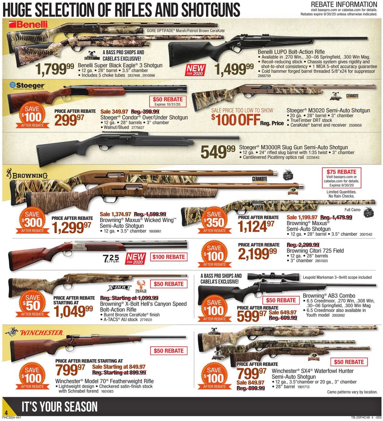 Catalogue Cabela's from 08/06/2020
