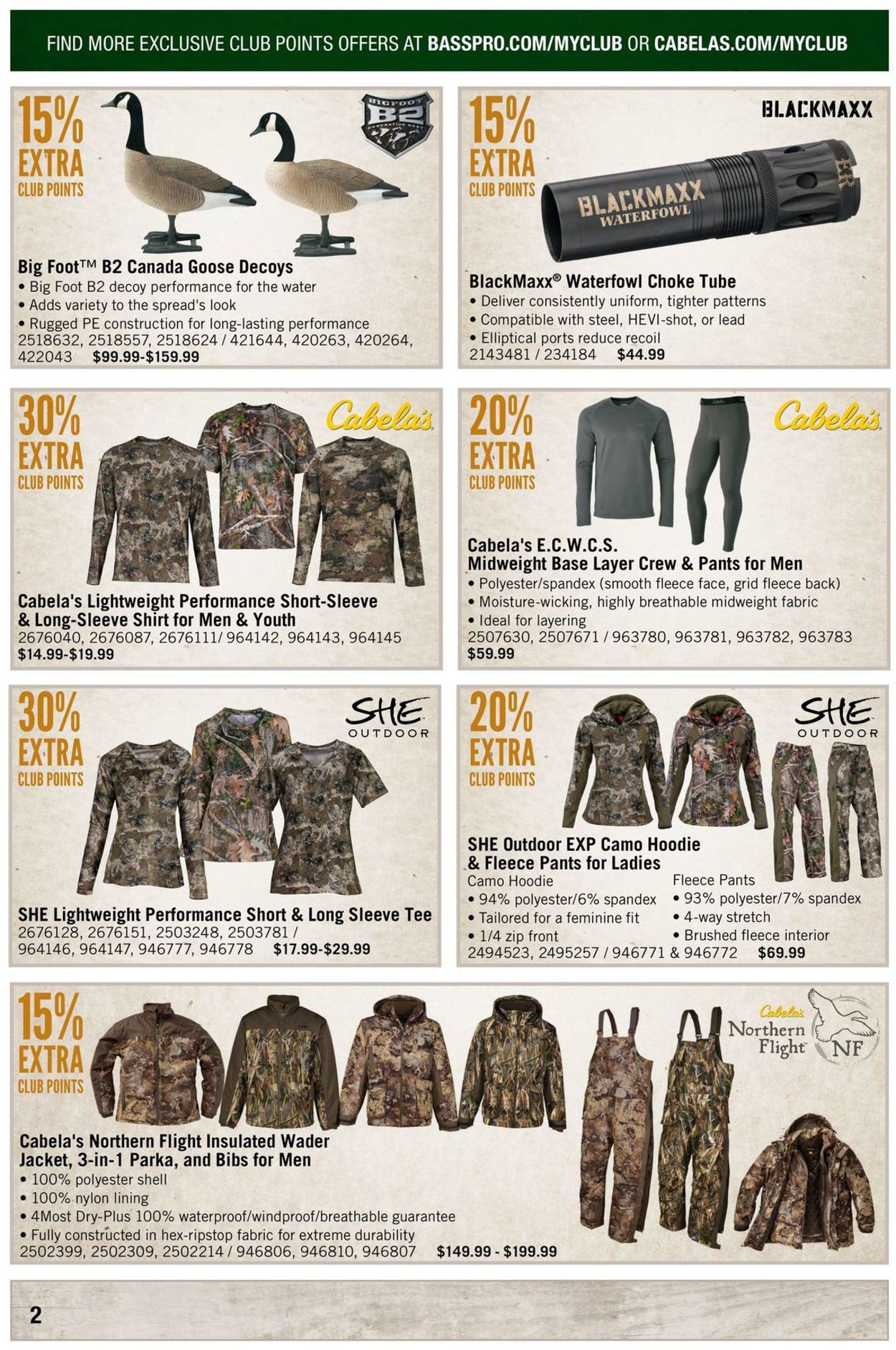 Catalogue Cabela's from 09/01/2020