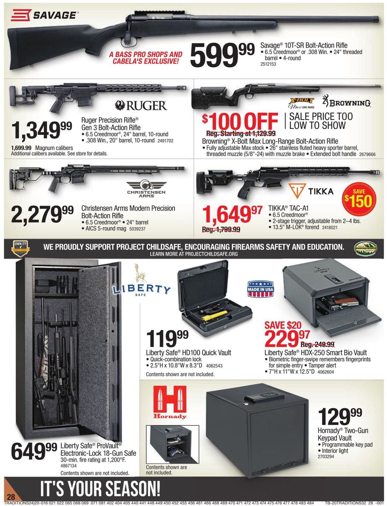 Catalogue Cabela's from 09/24/2020
