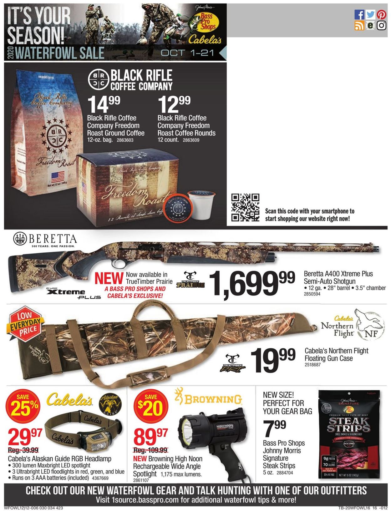 Catalogue Cabela's from 10/01/2020