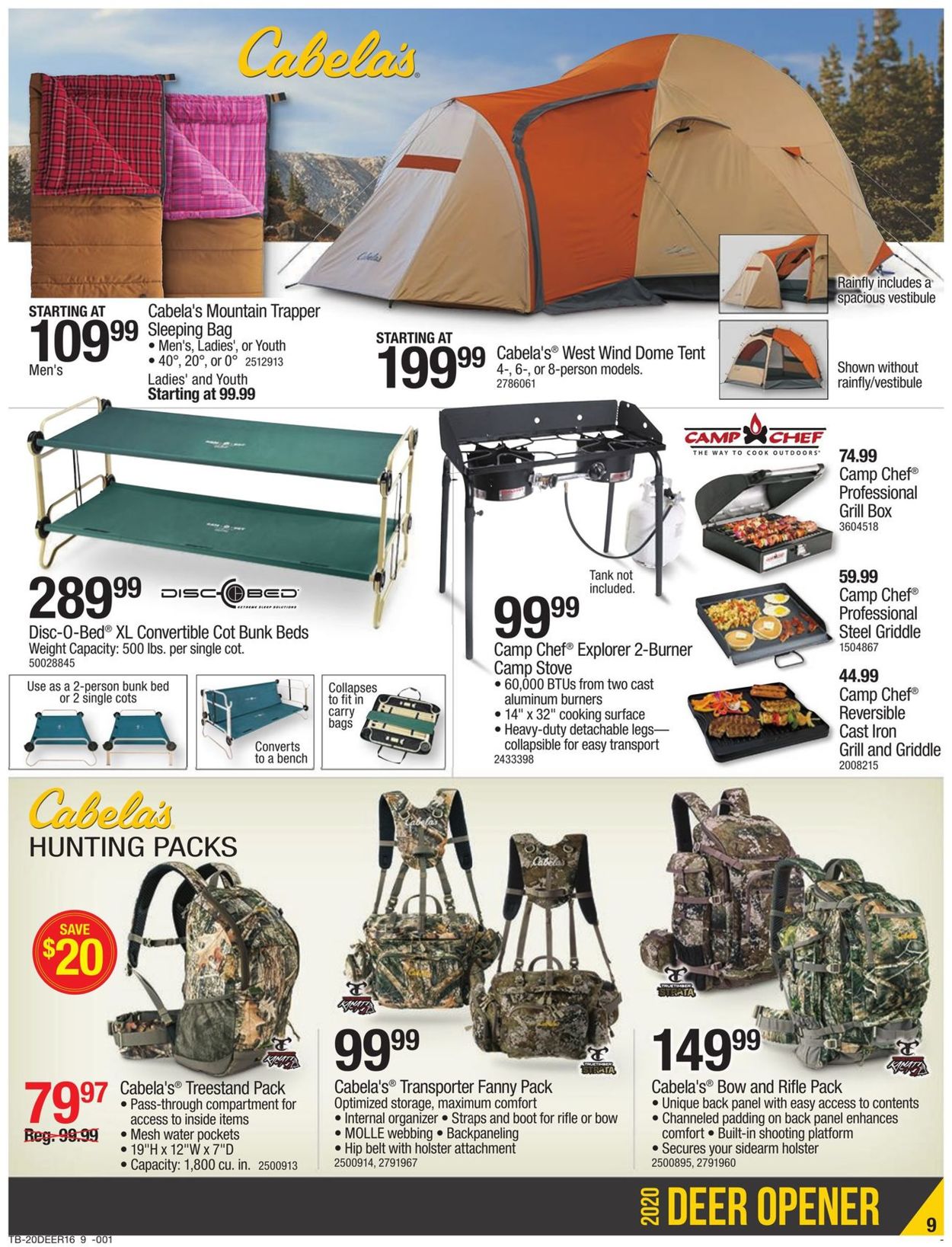 Catalogue Cabela's from 11/12/2020