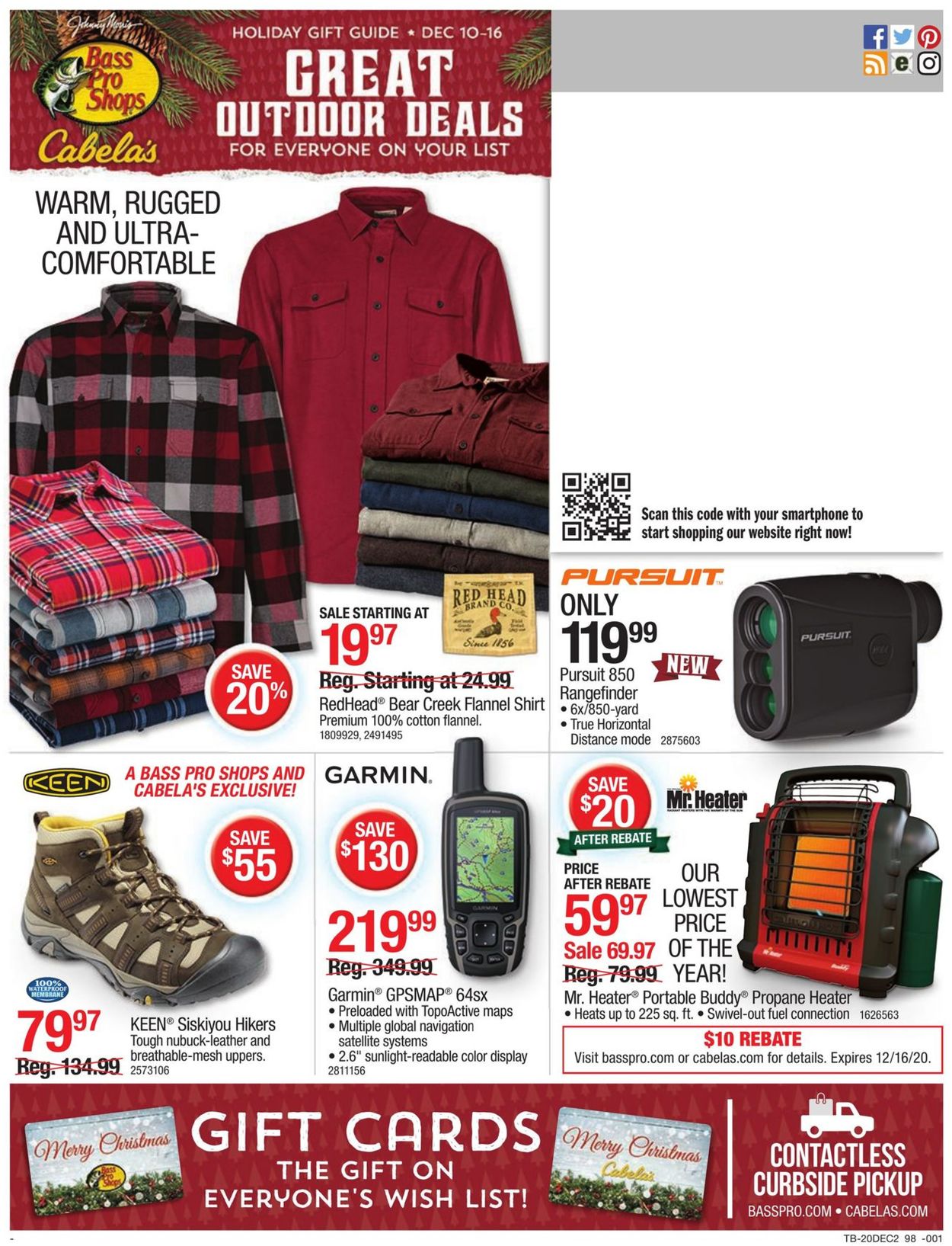 Catalogue Cabela's from 12/10/2020