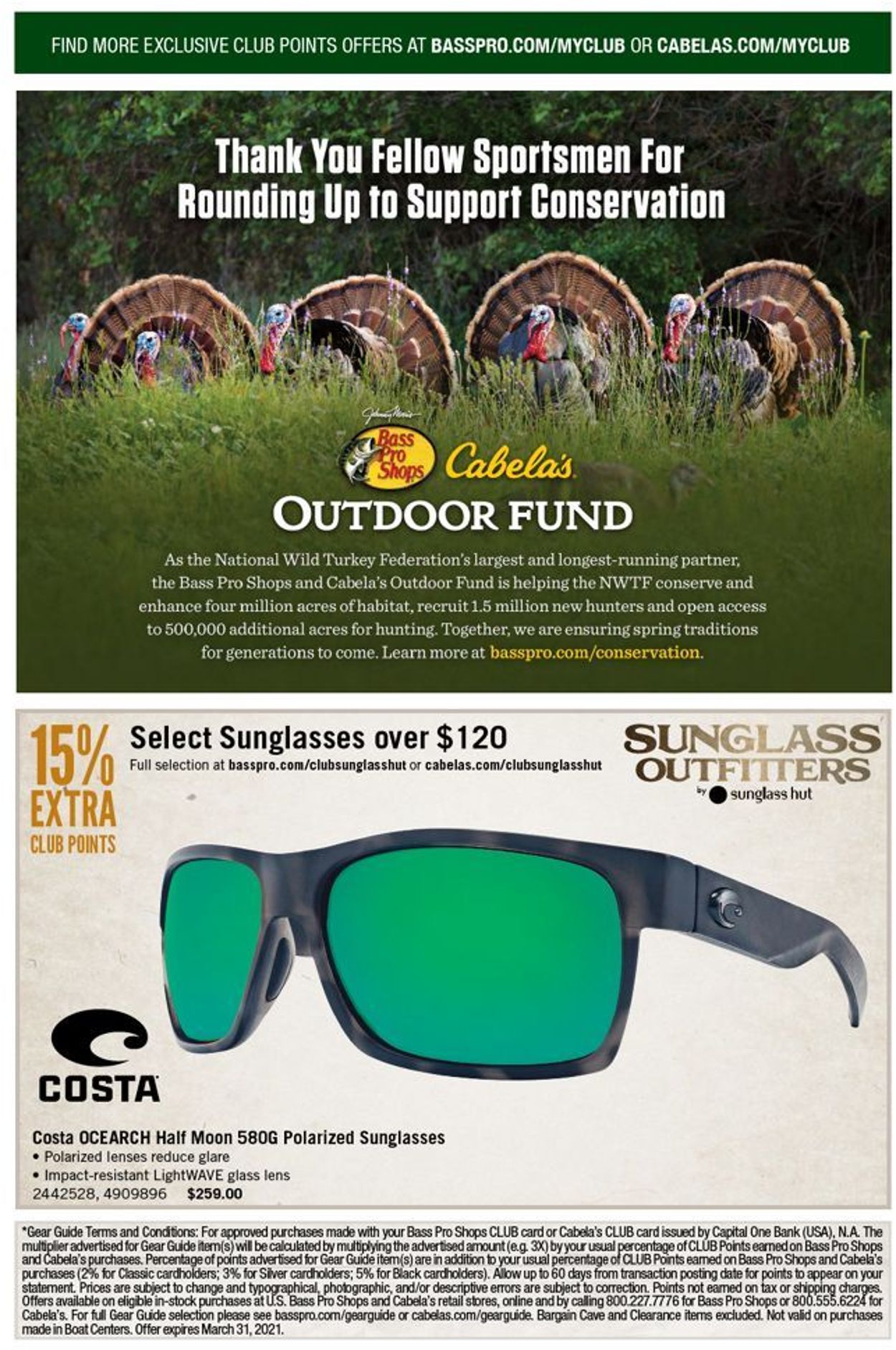 Catalogue Cabela's from 03/01/2021