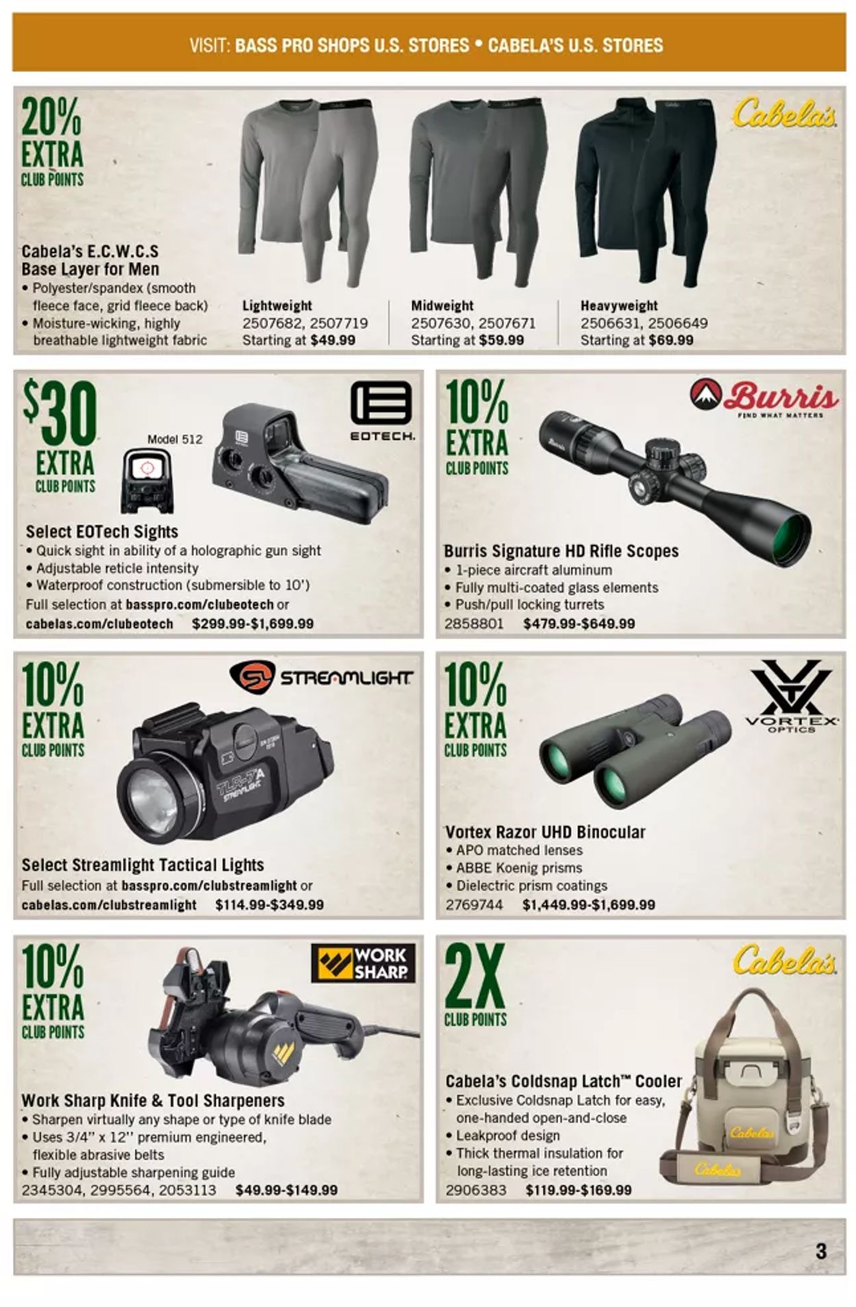 Catalogue Cabela's from 09/01/2021