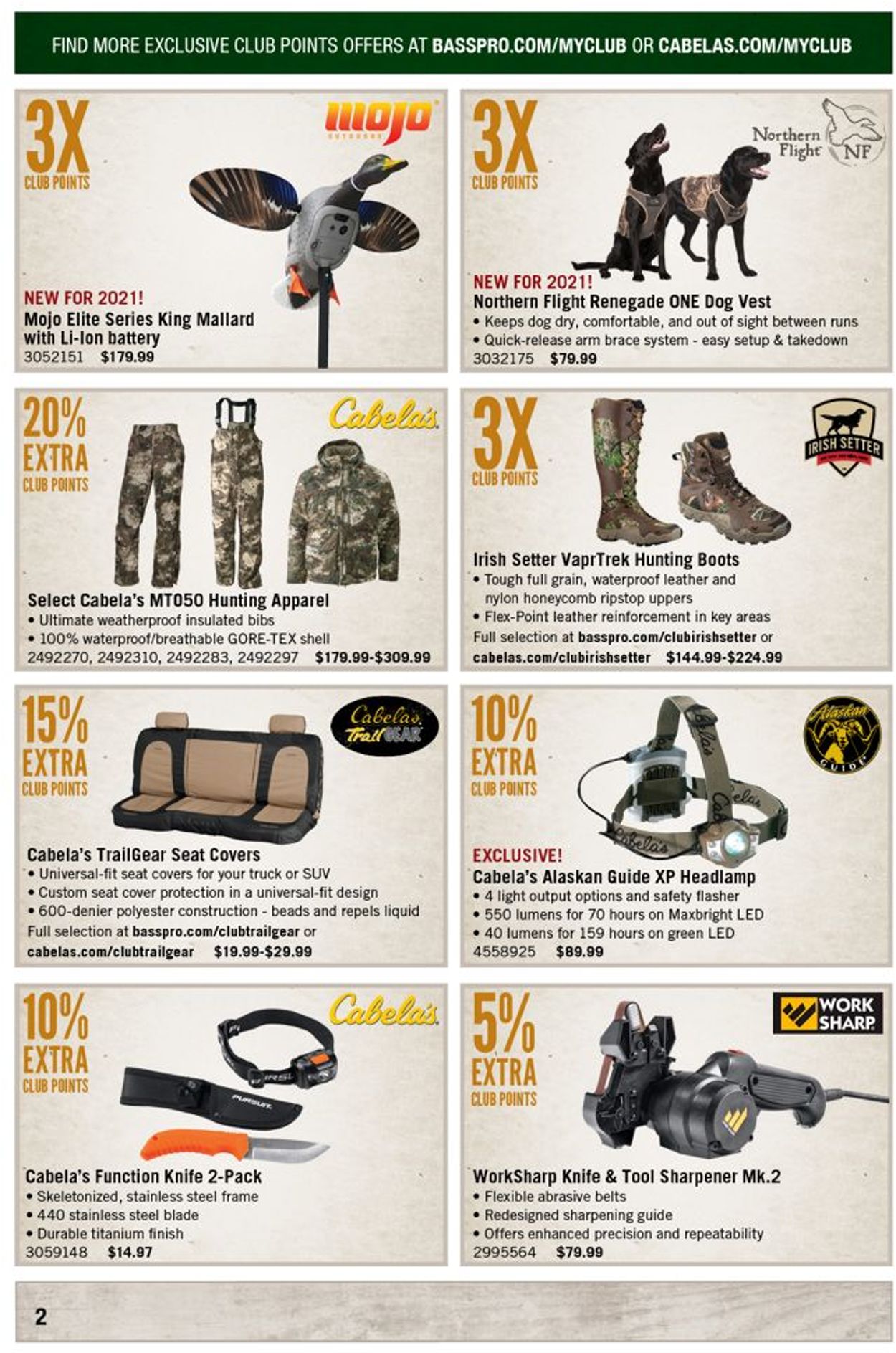 Catalogue Cabela's from 10/01/2021
