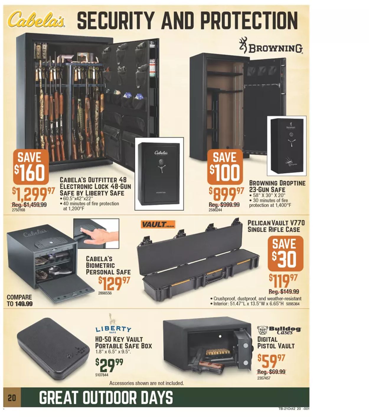 Catalogue Cabela's from 10/07/2021