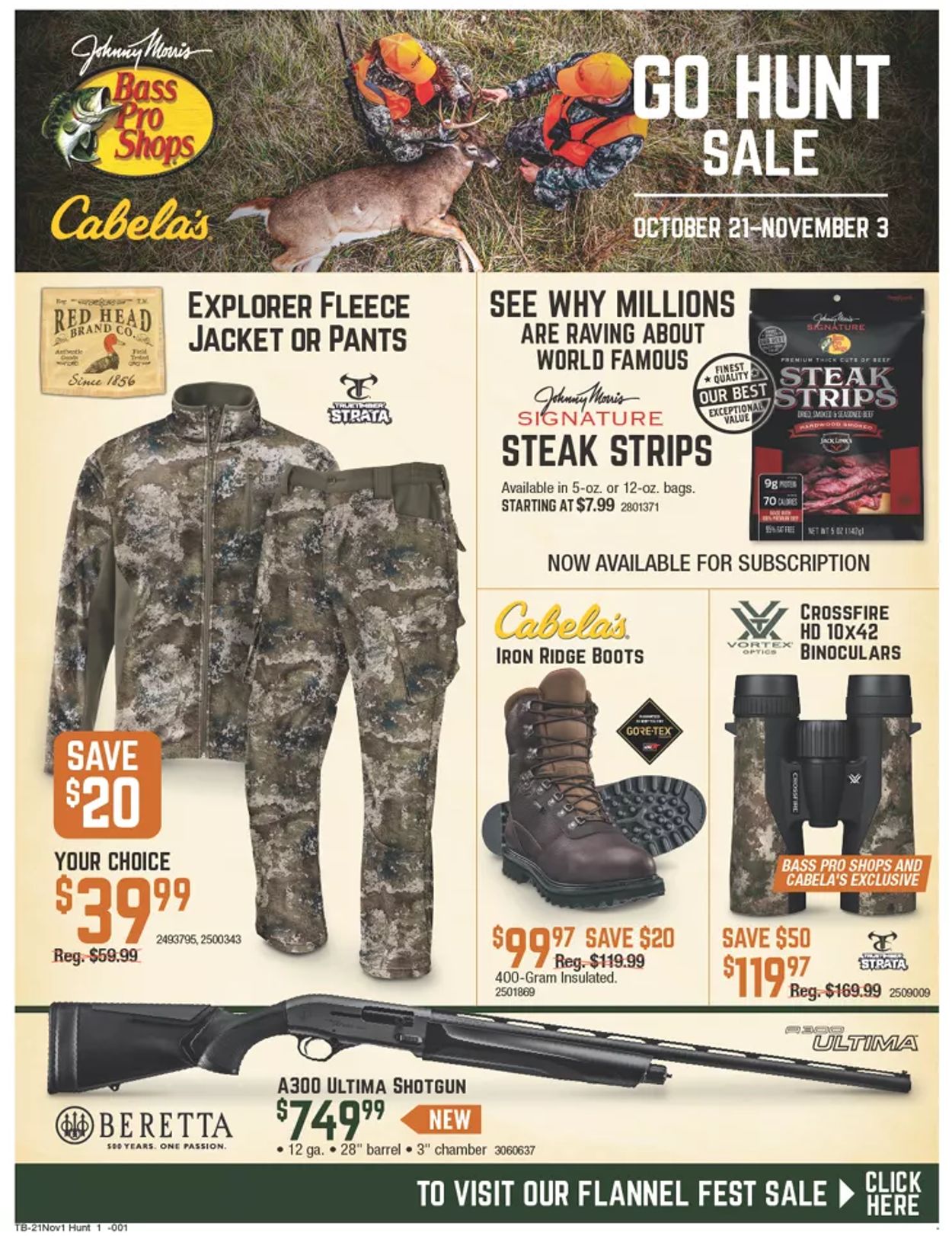 Catalogue Cabela's from 10/21/2021