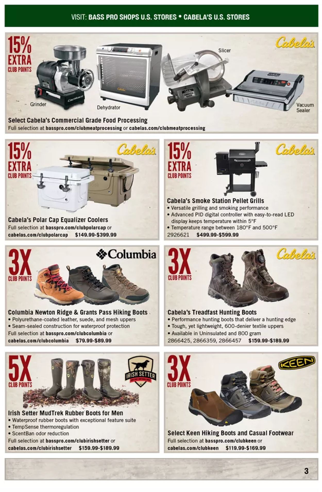 Catalogue Cabela's from 11/01/2021