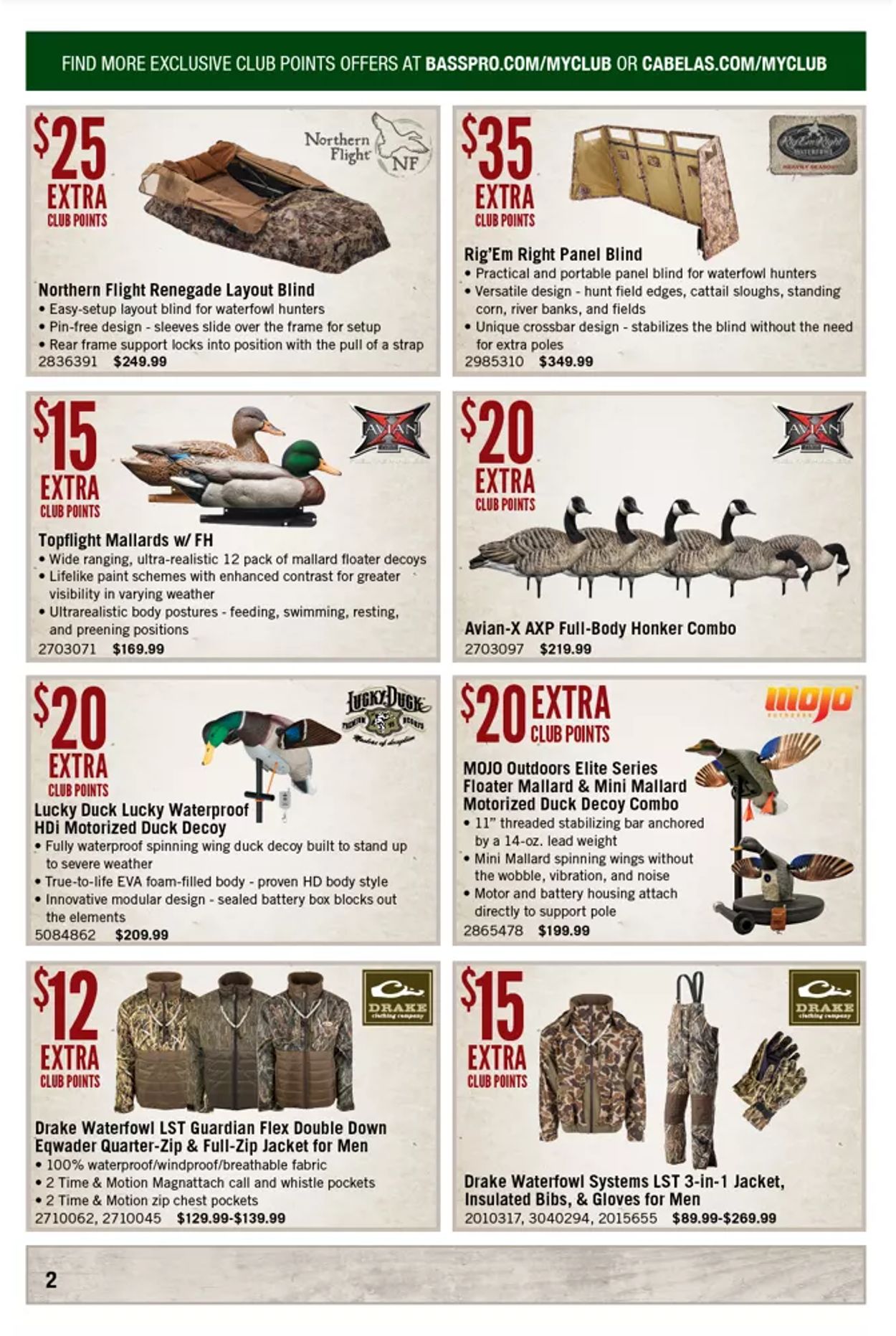Catalogue Cabela's from 12/01/2021
