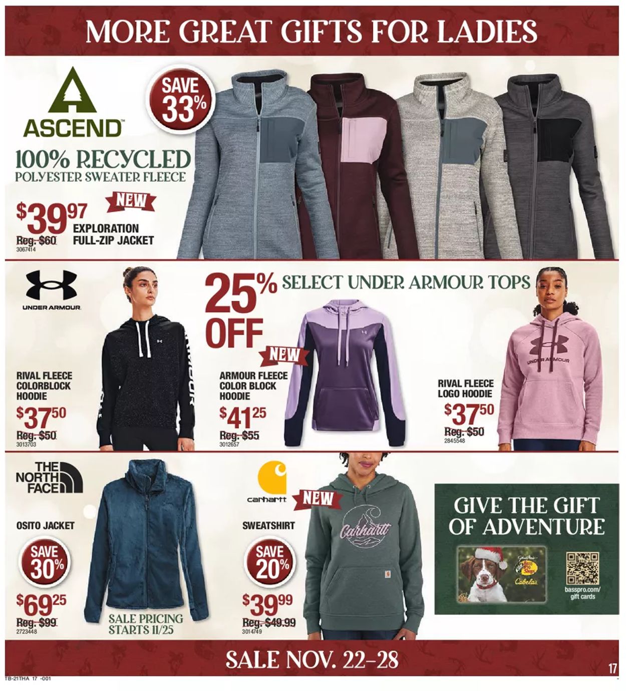 Catalogue Cabela's BLACK FRIDAY WEEK 2021 from 11/22/2021