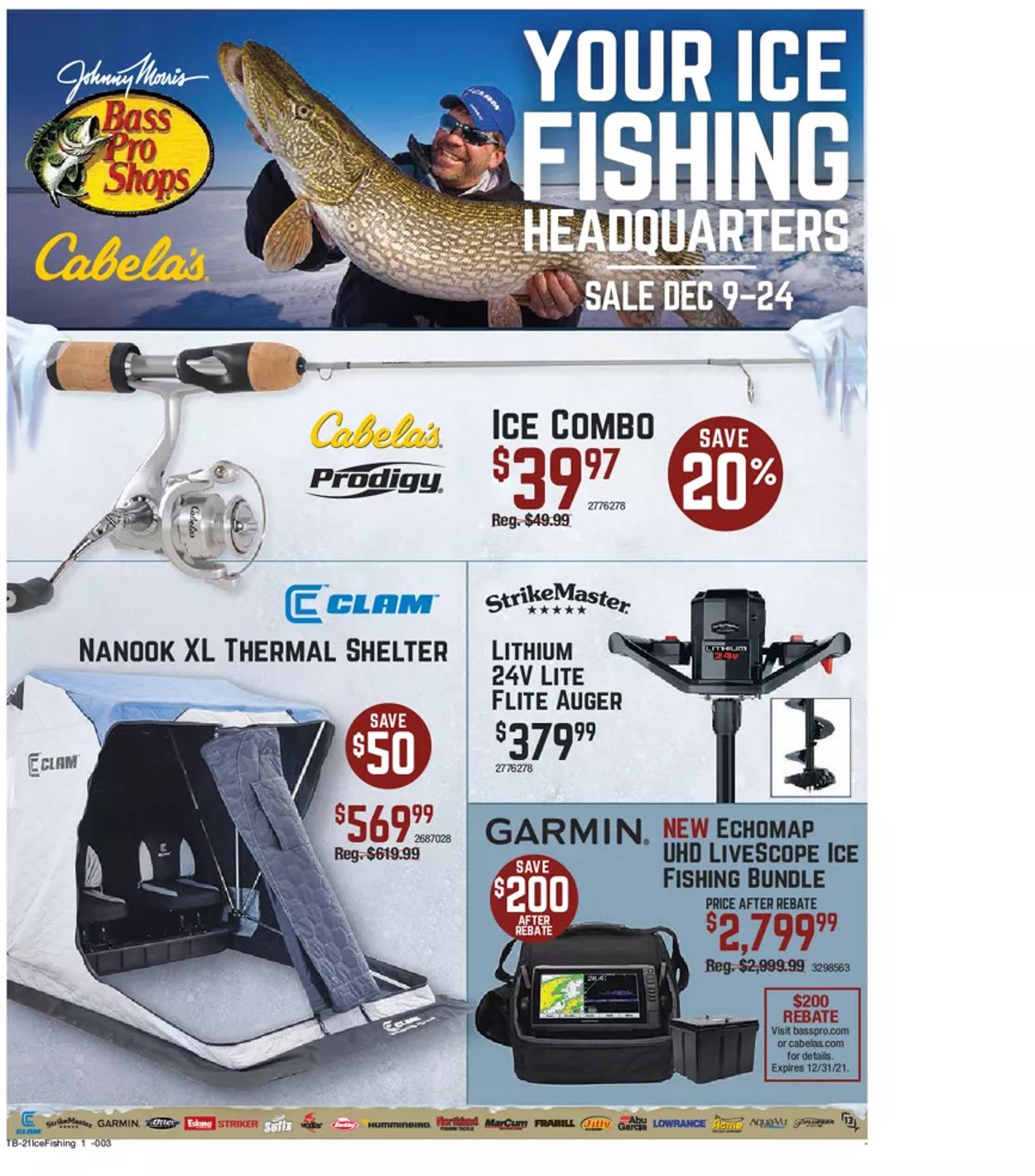 Catalogue Cabela's from 12/09/2021