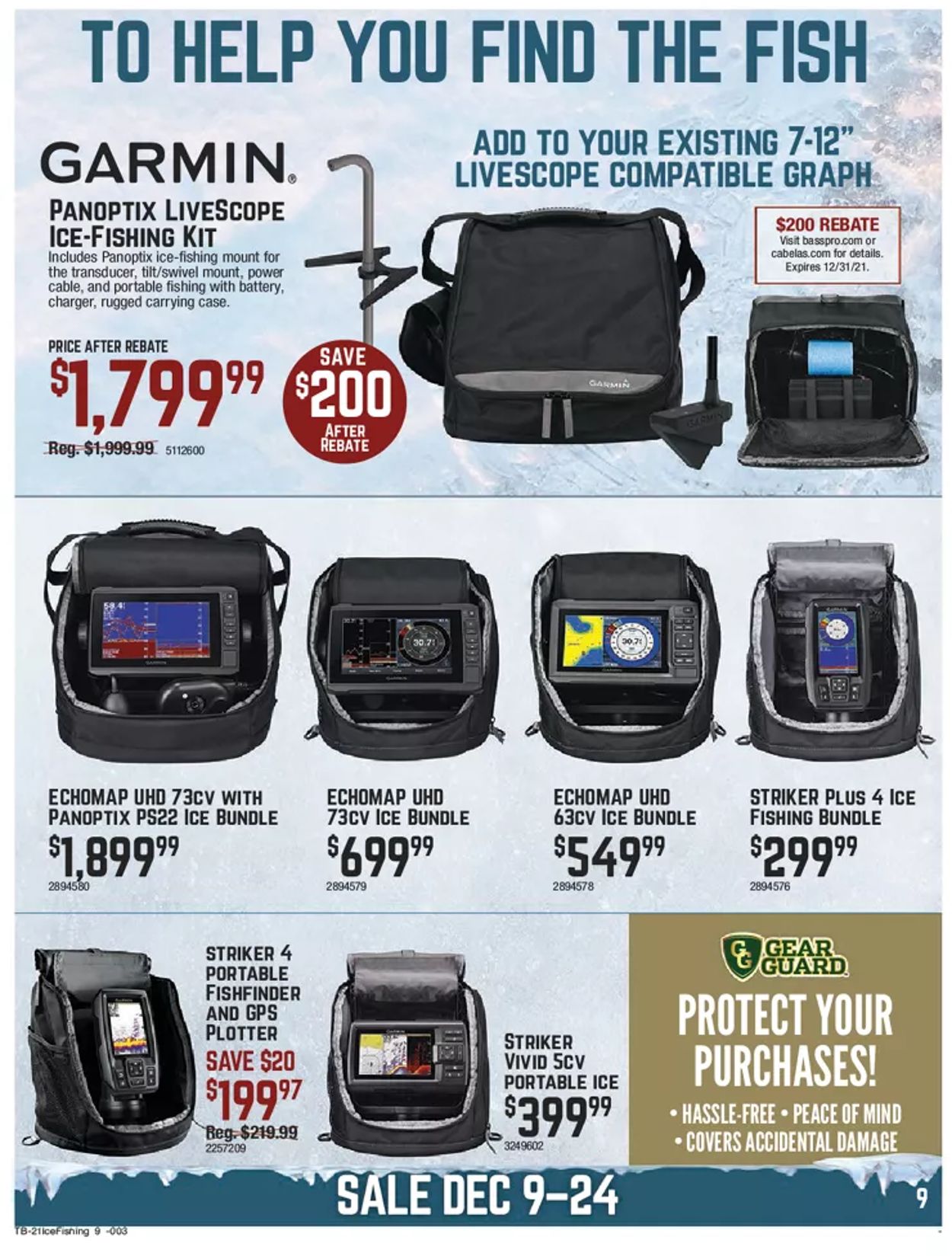 Catalogue Cabela's from 12/09/2021