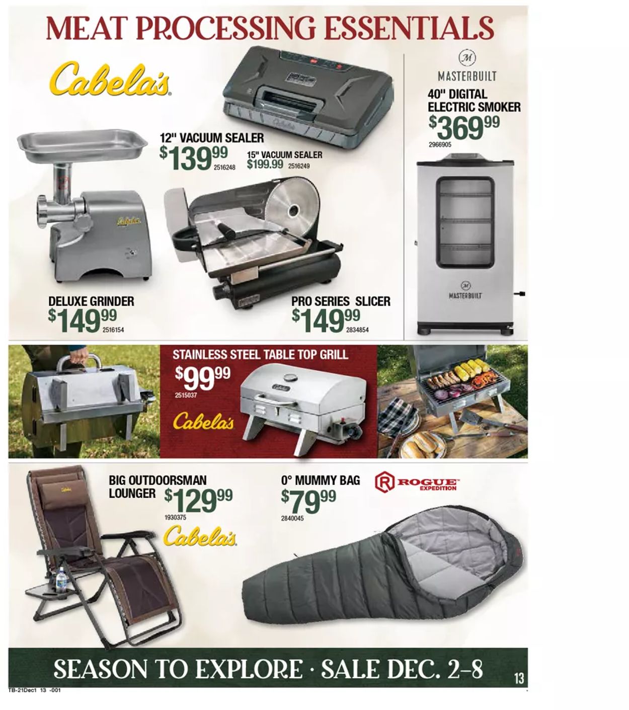 Catalogue Cabela's from 12/02/2021