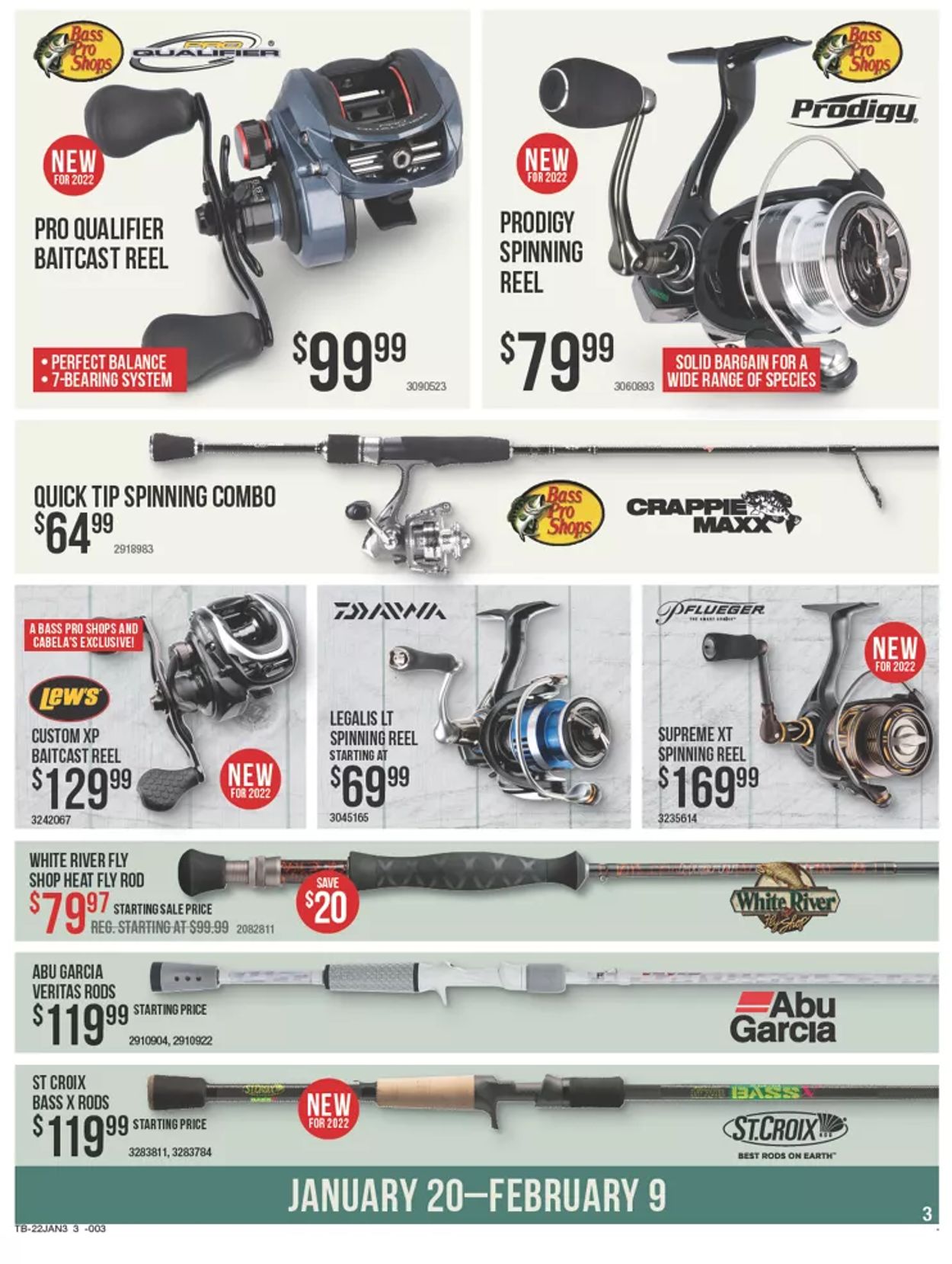Catalogue Cabela's from 01/20/2022