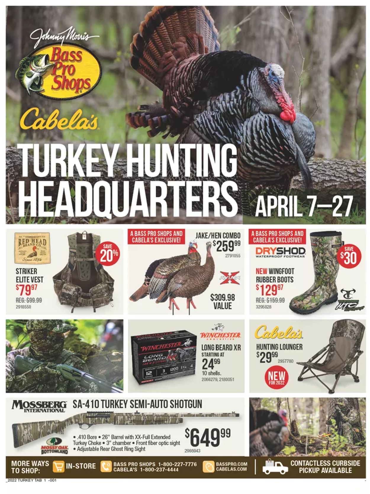 Catalogue Cabela's from 04/07/2022