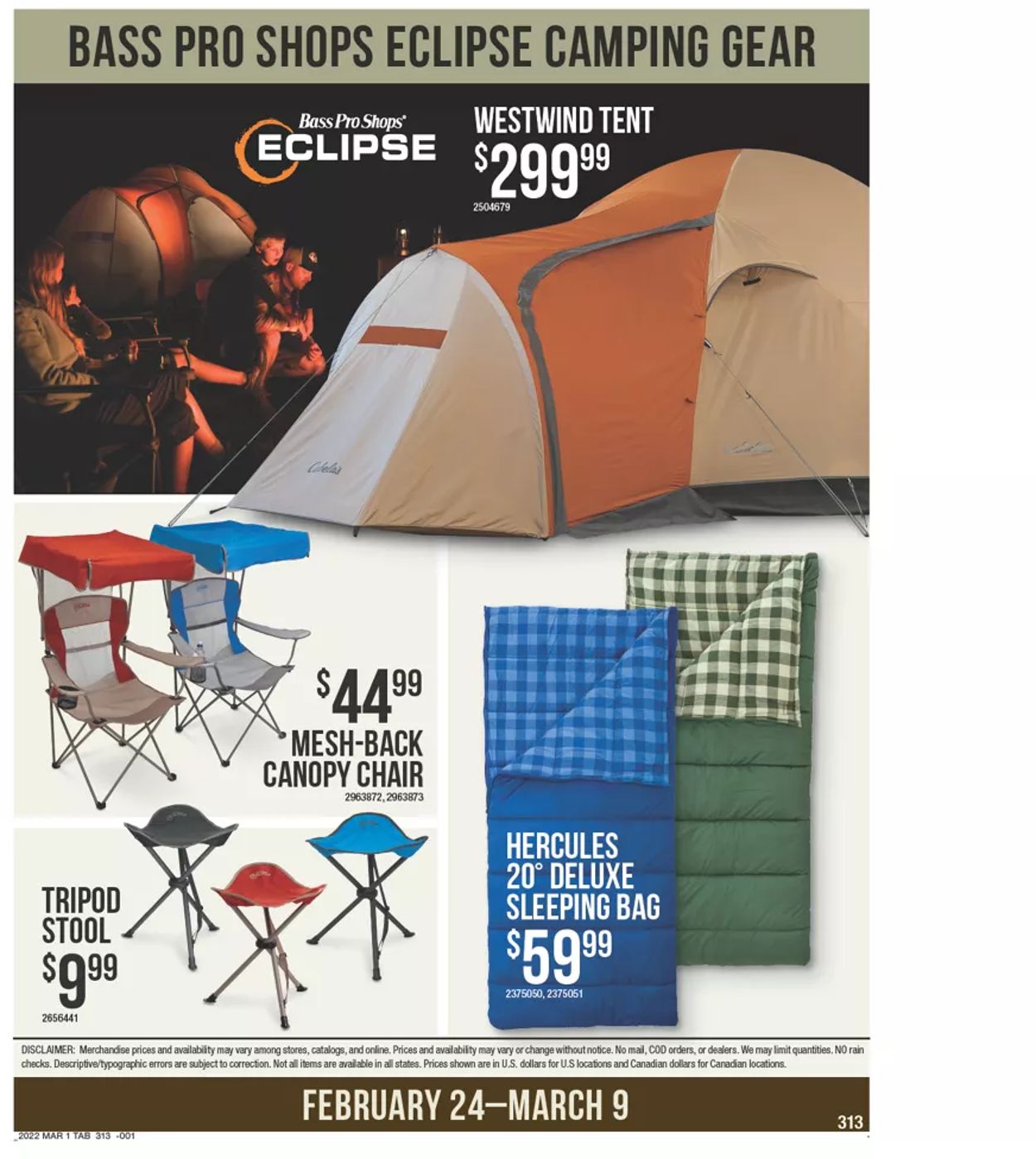 Catalogue Cabela's from 02/23/2022
