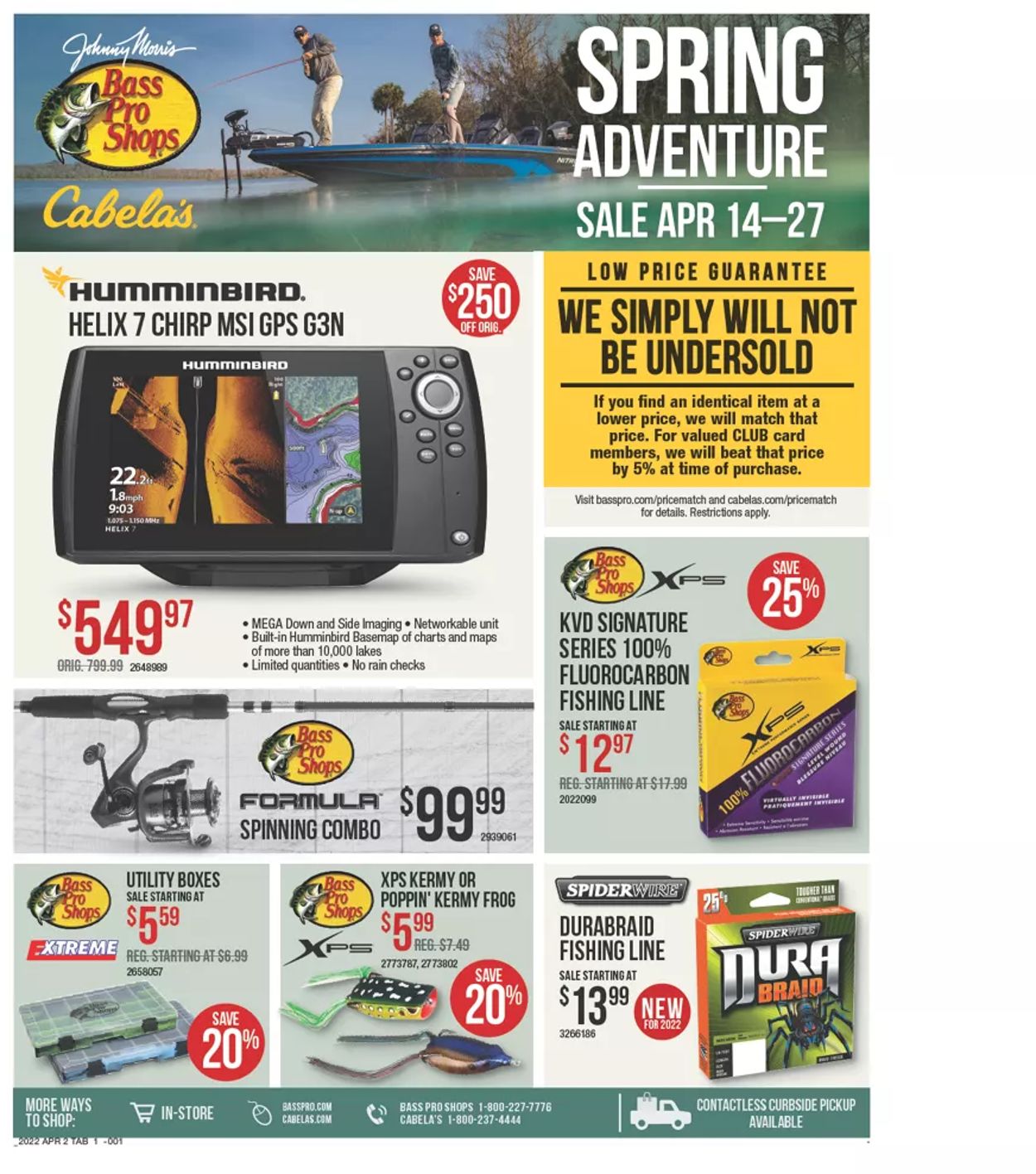 Catalogue Cabela's from 04/14/2022