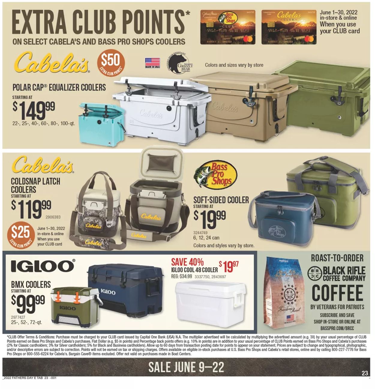 Catalogue Cabela's from 06/09/2022