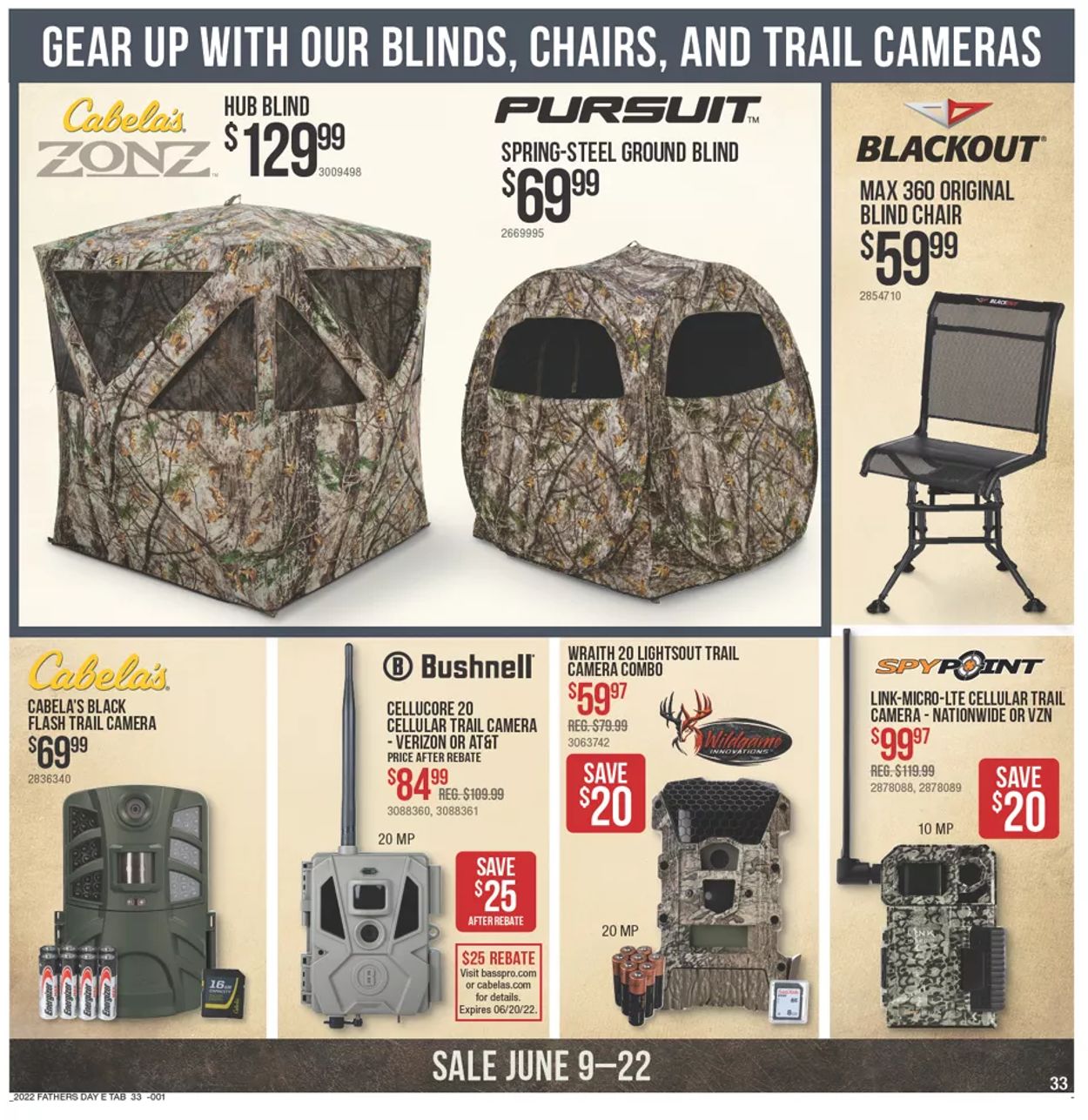 Catalogue Cabela's from 06/09/2022