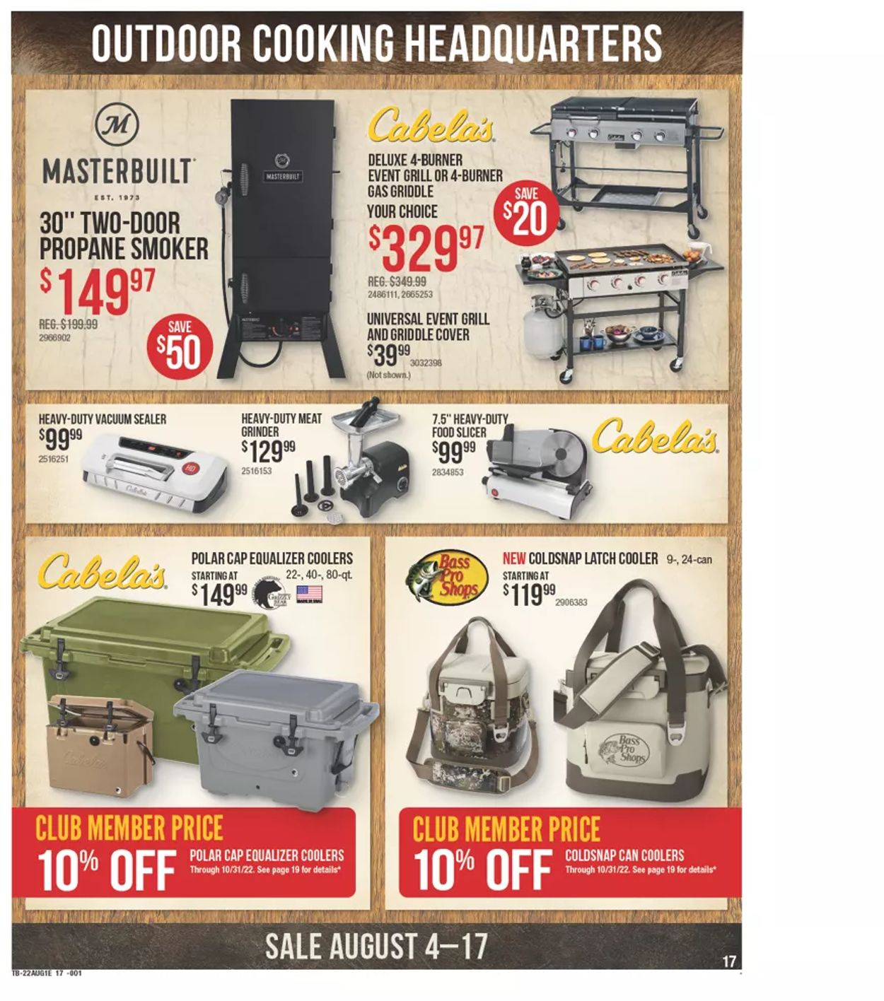 Catalogue Cabela's from 08/04/2022