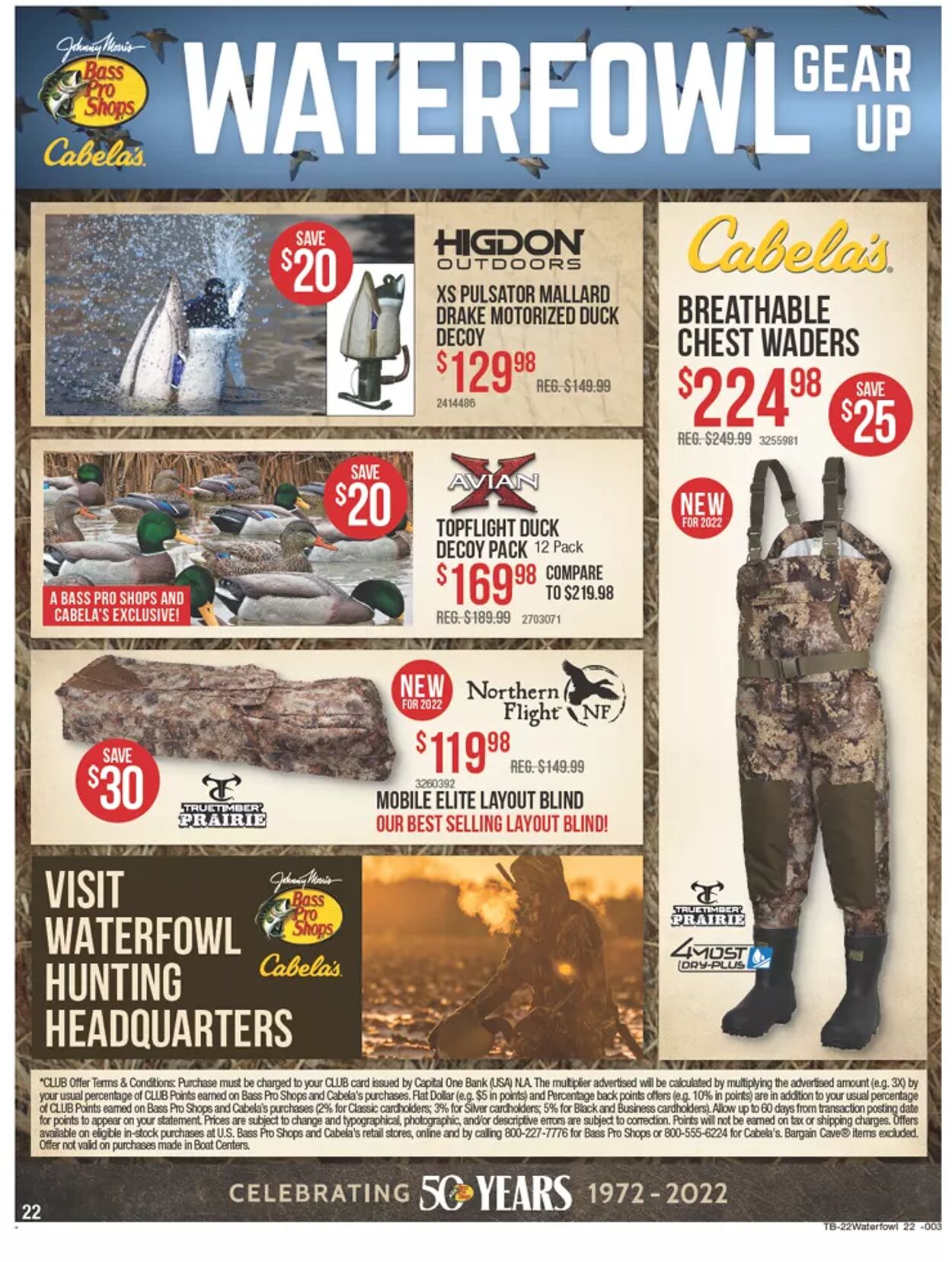Catalogue Cabela's from 09/15/2022