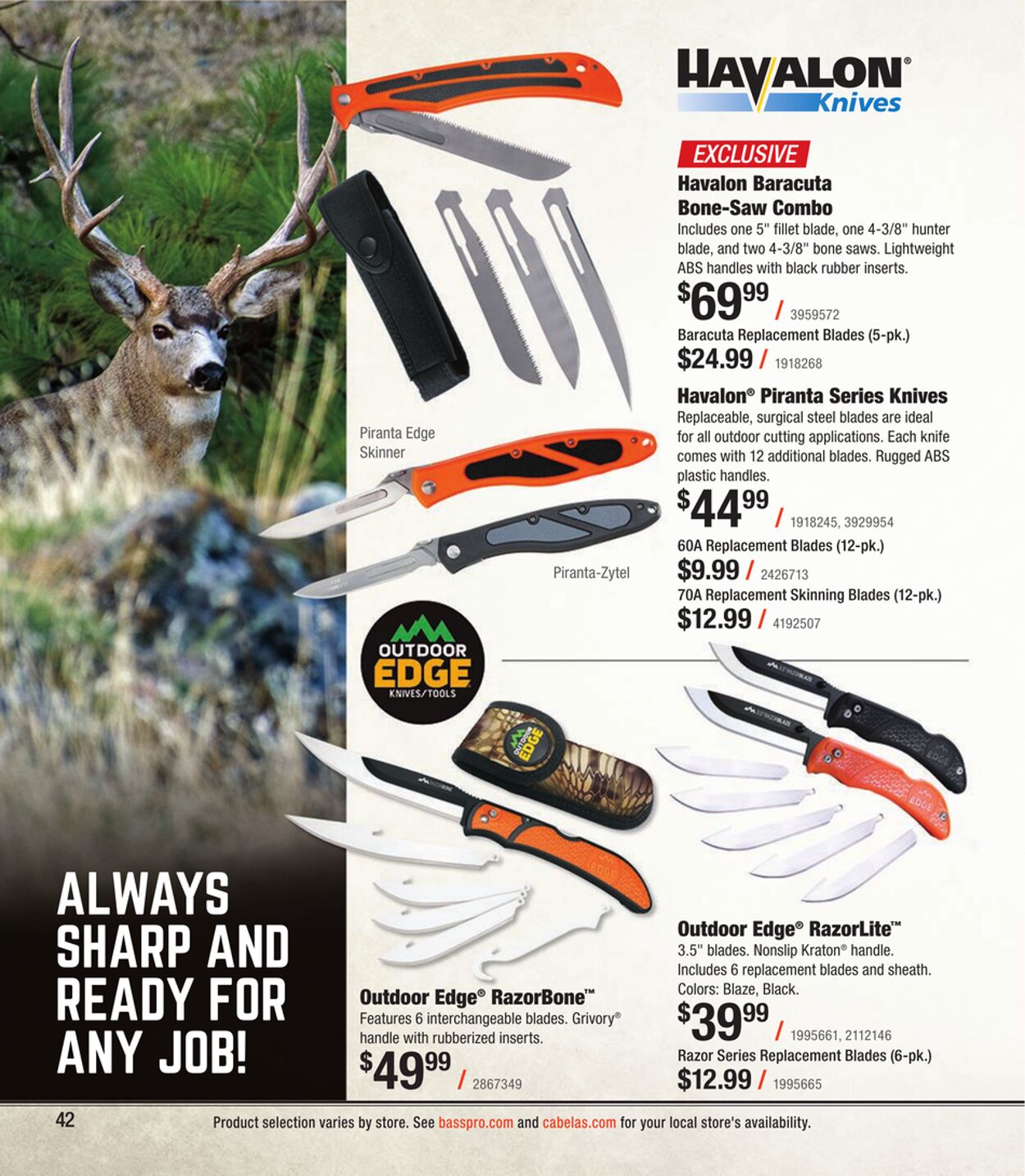 Catalogue Cabela's from 06/29/2023