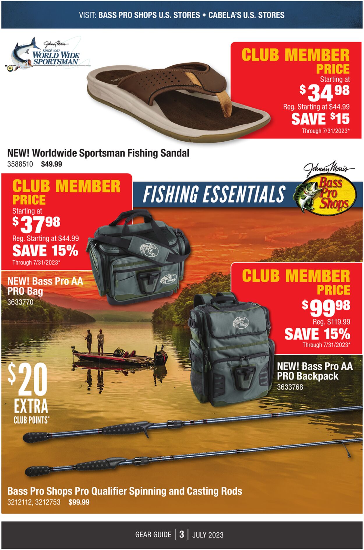 Catalogue Cabela's from 07/01/2023