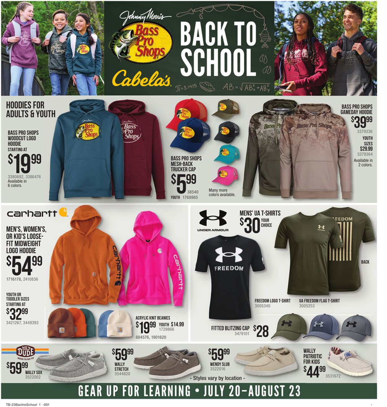Catalogue Cabela's from 07/20/2023