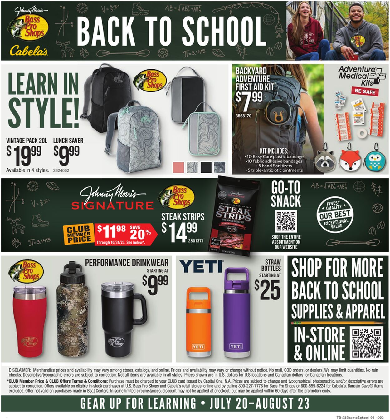 Catalogue Cabela's from 07/20/2023
