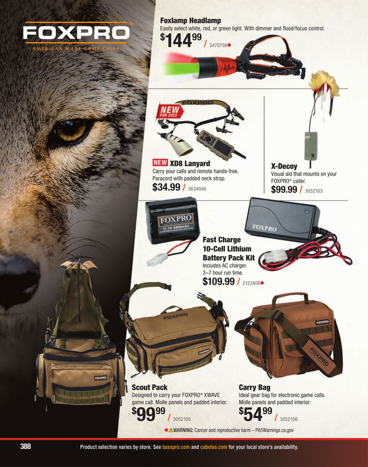 Catalogue Cabela's from 08/23/2023