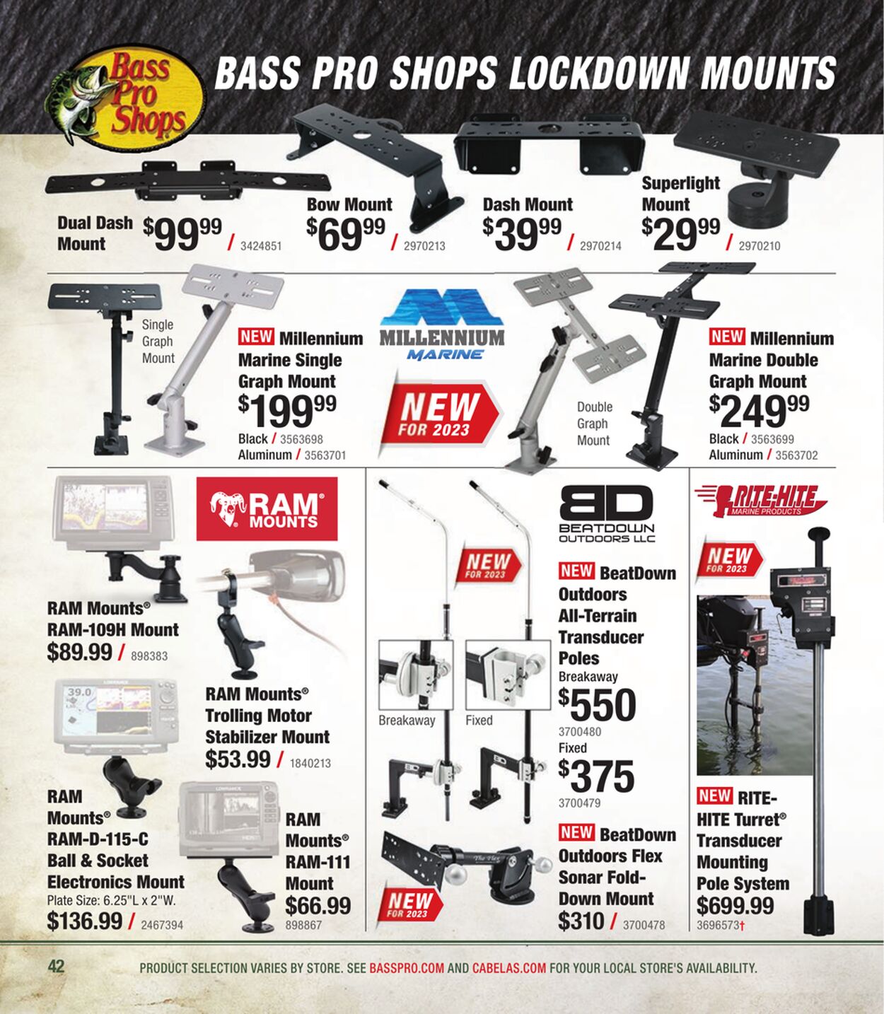 Catalogue Cabela's from 08/30/2023