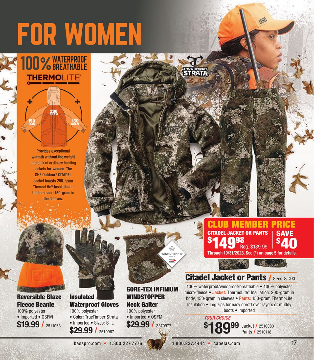 Catalogue Cabela's from 09/13/2023