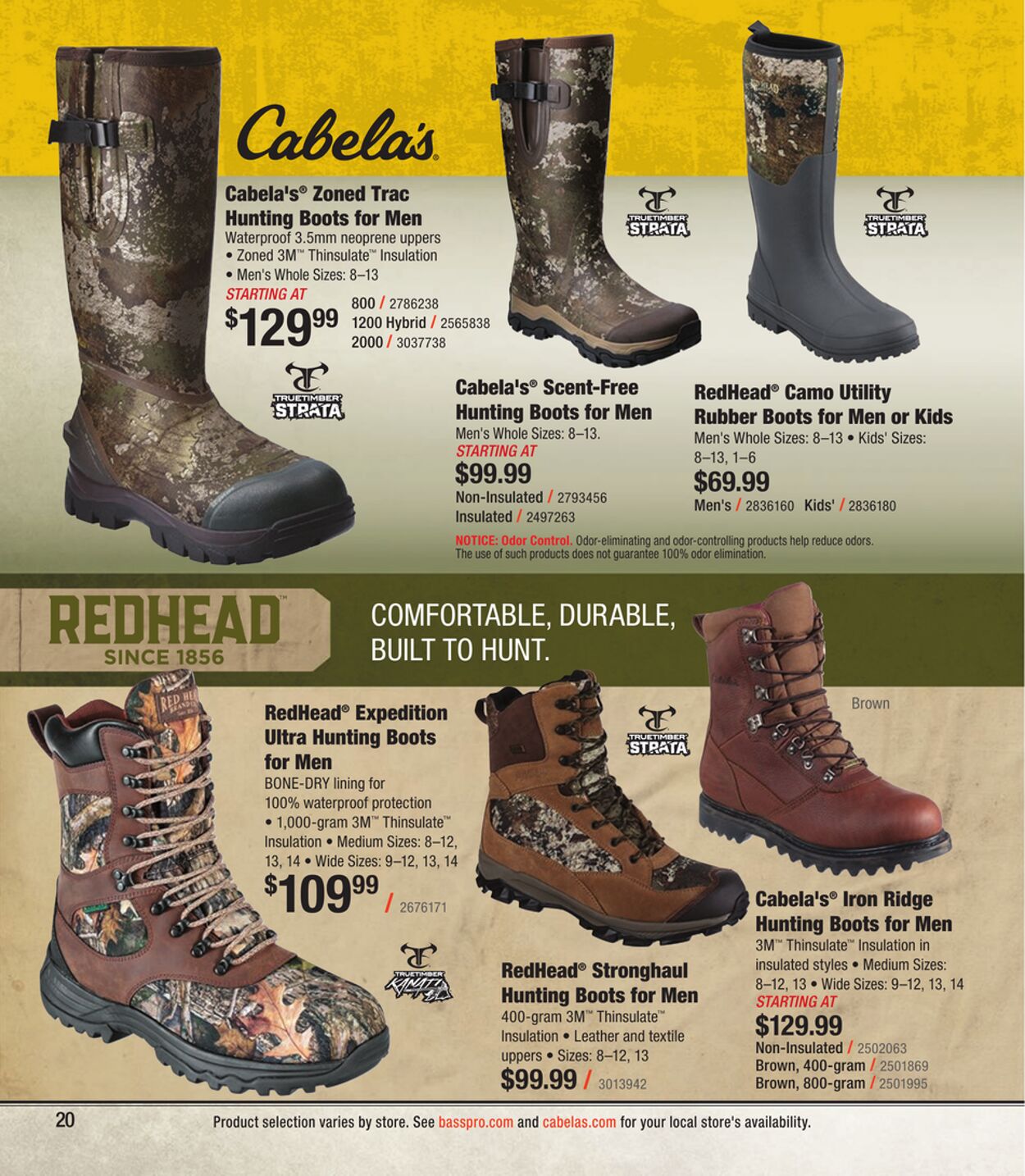 Catalogue Cabela's from 09/13/2023