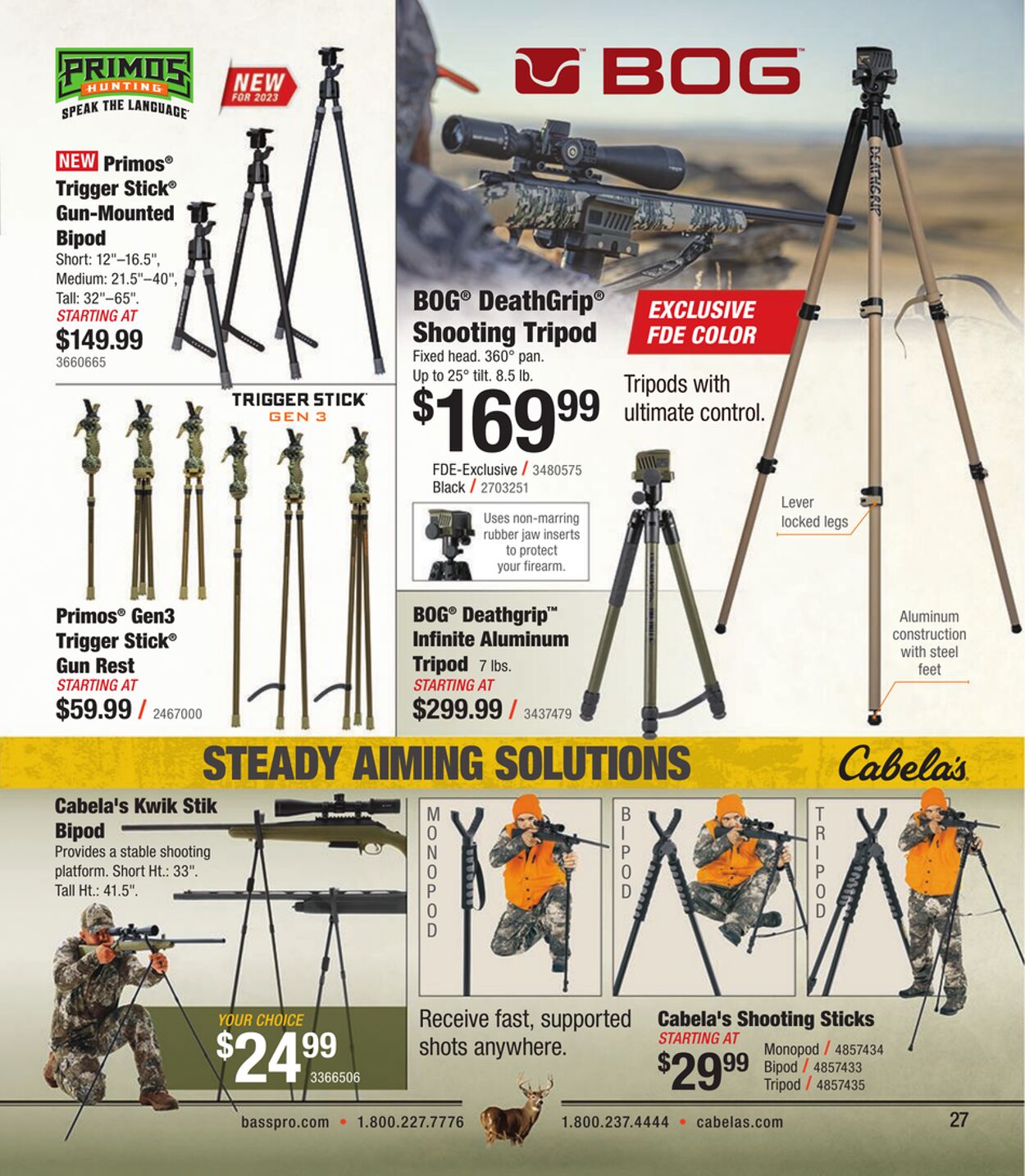 Catalogue Cabela's from 09/27/2023