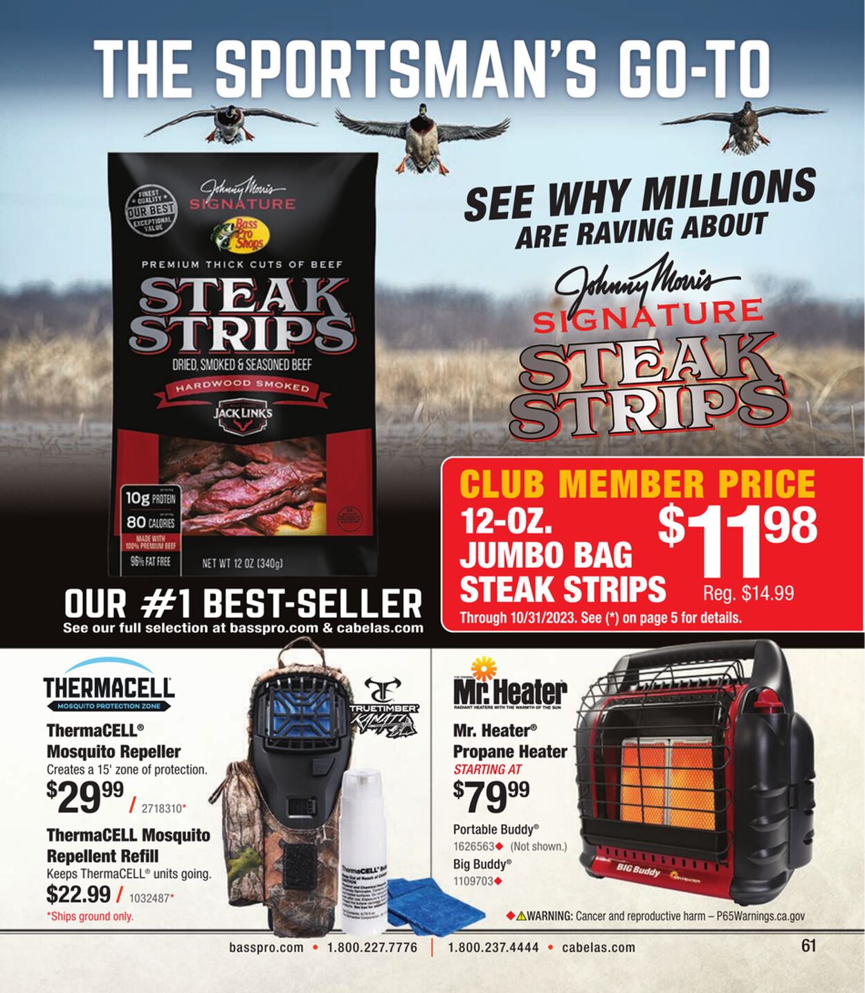Catalogue Cabela's from 10/11/2023