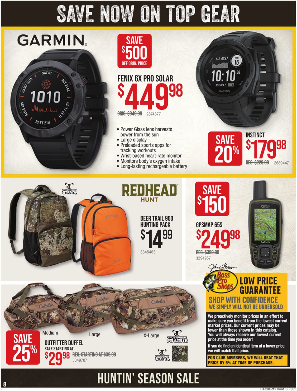 Catalogue Cabela's from 09/21/2023