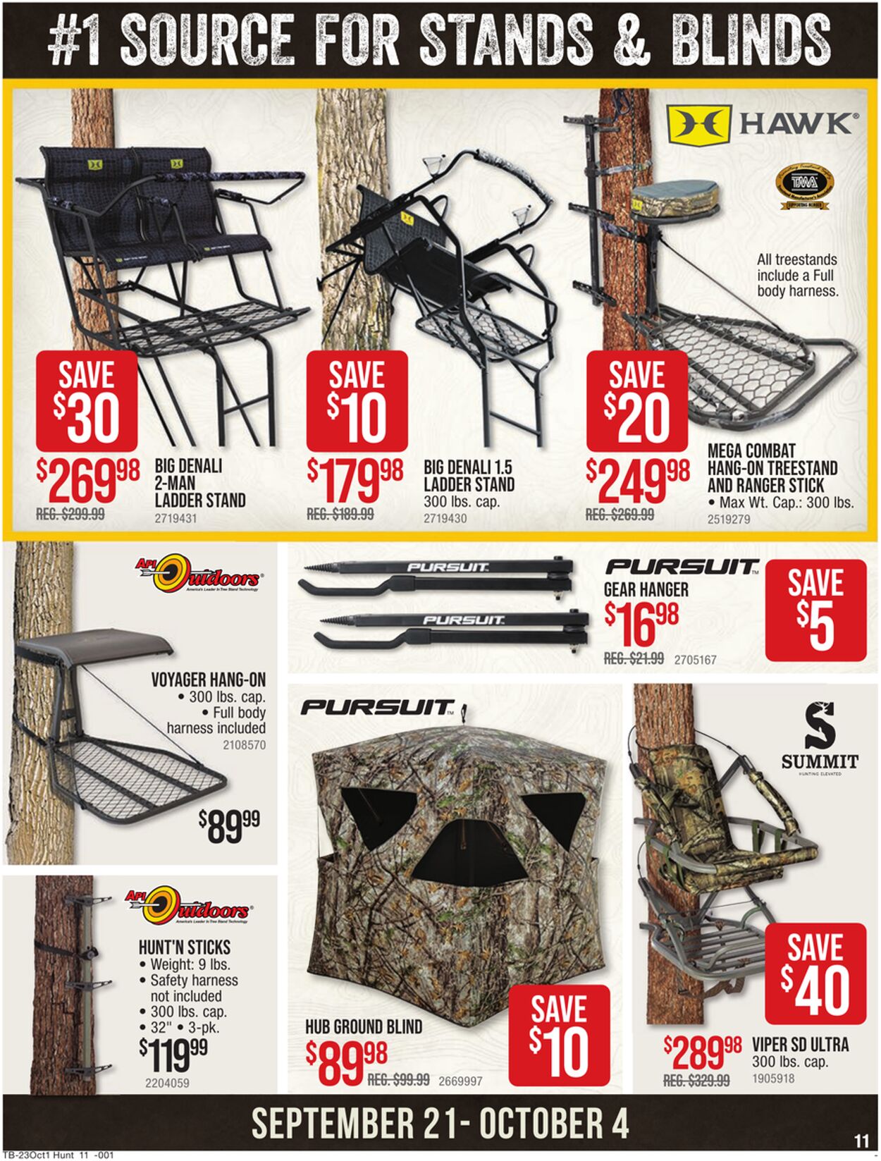 Catalogue Cabela's from 09/21/2023