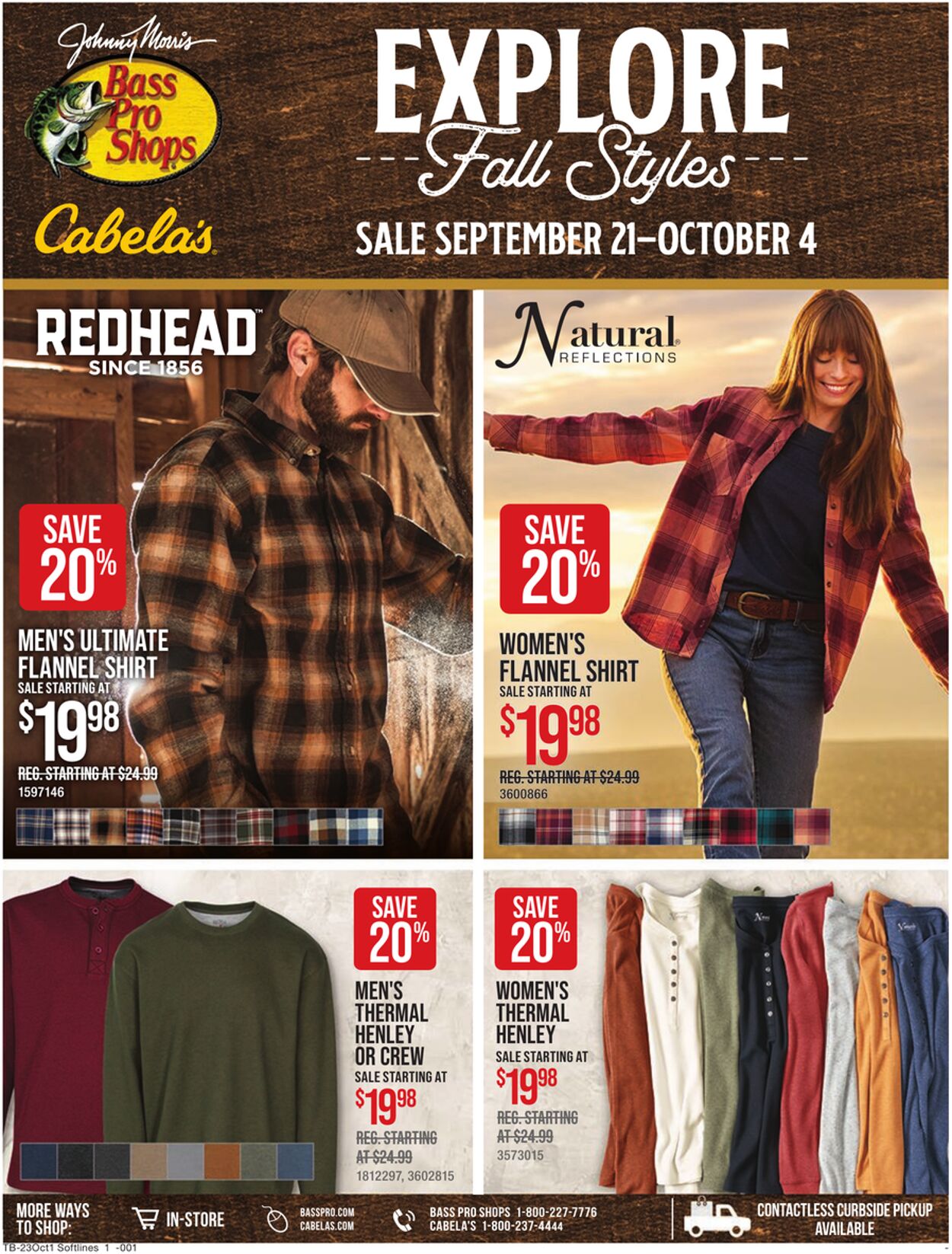 Catalogue Cabela's from 09/21/2023
