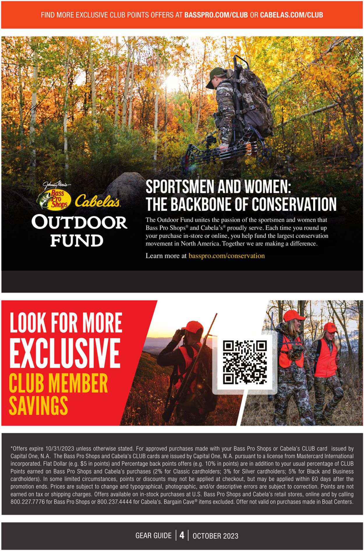 Catalogue Cabela's from 10/01/2023