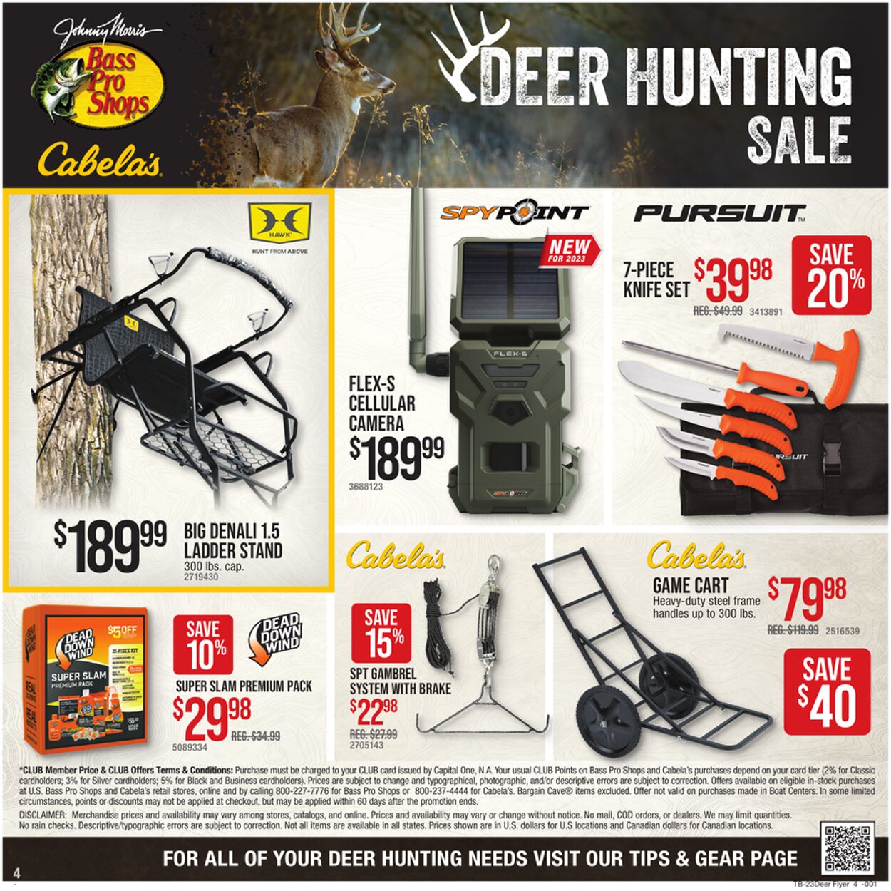 Catalogue Cabela's from 10/26/2023